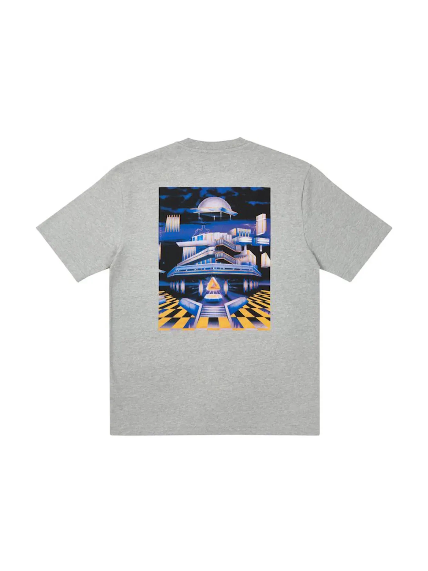 Мужская футболка с принтом Palace PEZ Angel T-shirt Palace — изображение 2 из 2, серый