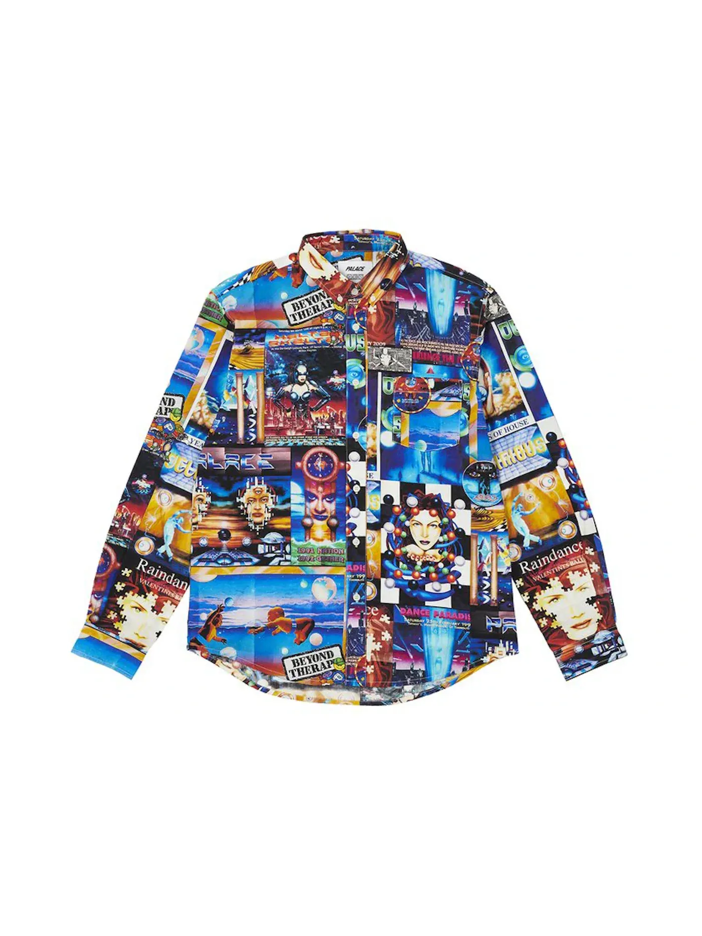 Мужская рубашка с принтом Palace Shirt — изображение 1 из 2, мульти