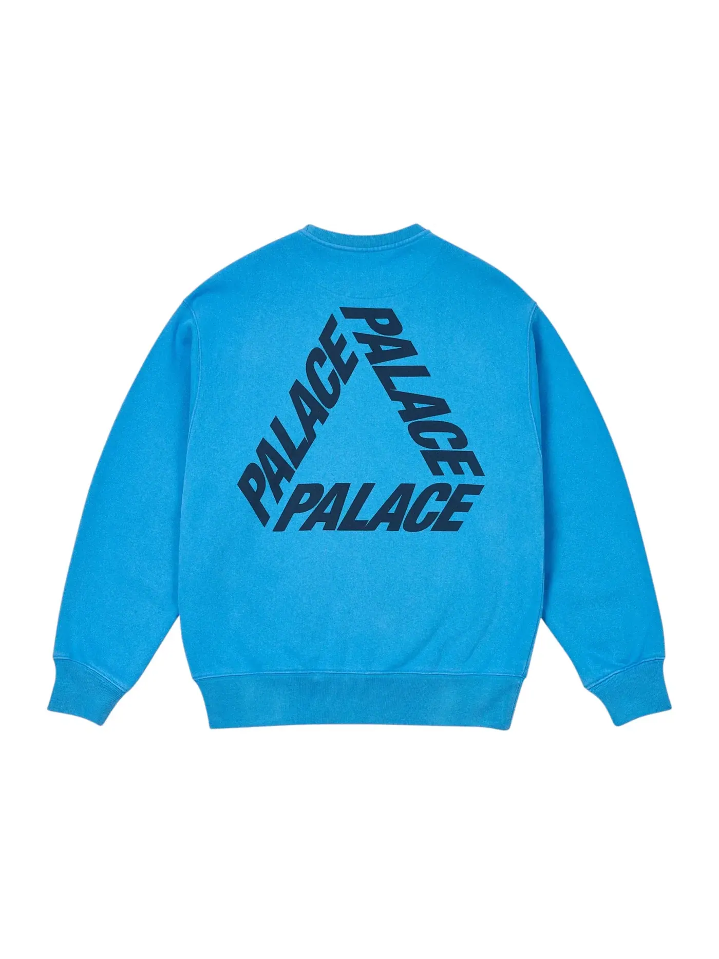 Мужской свитшот с принтом Palace Crew — изображение 1 из 2, синий