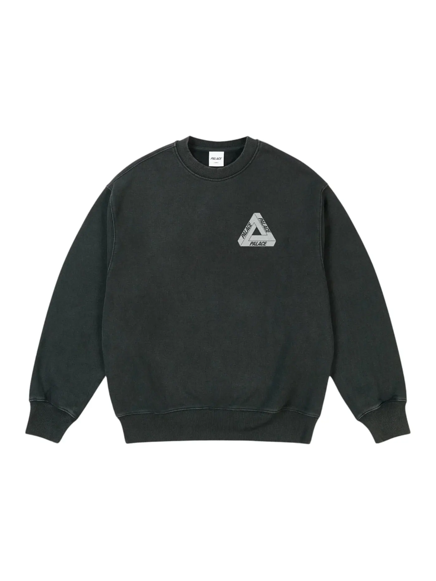 Мужской свитшот Palace Pigment Tri Crew — изображение 1 из 2, черный