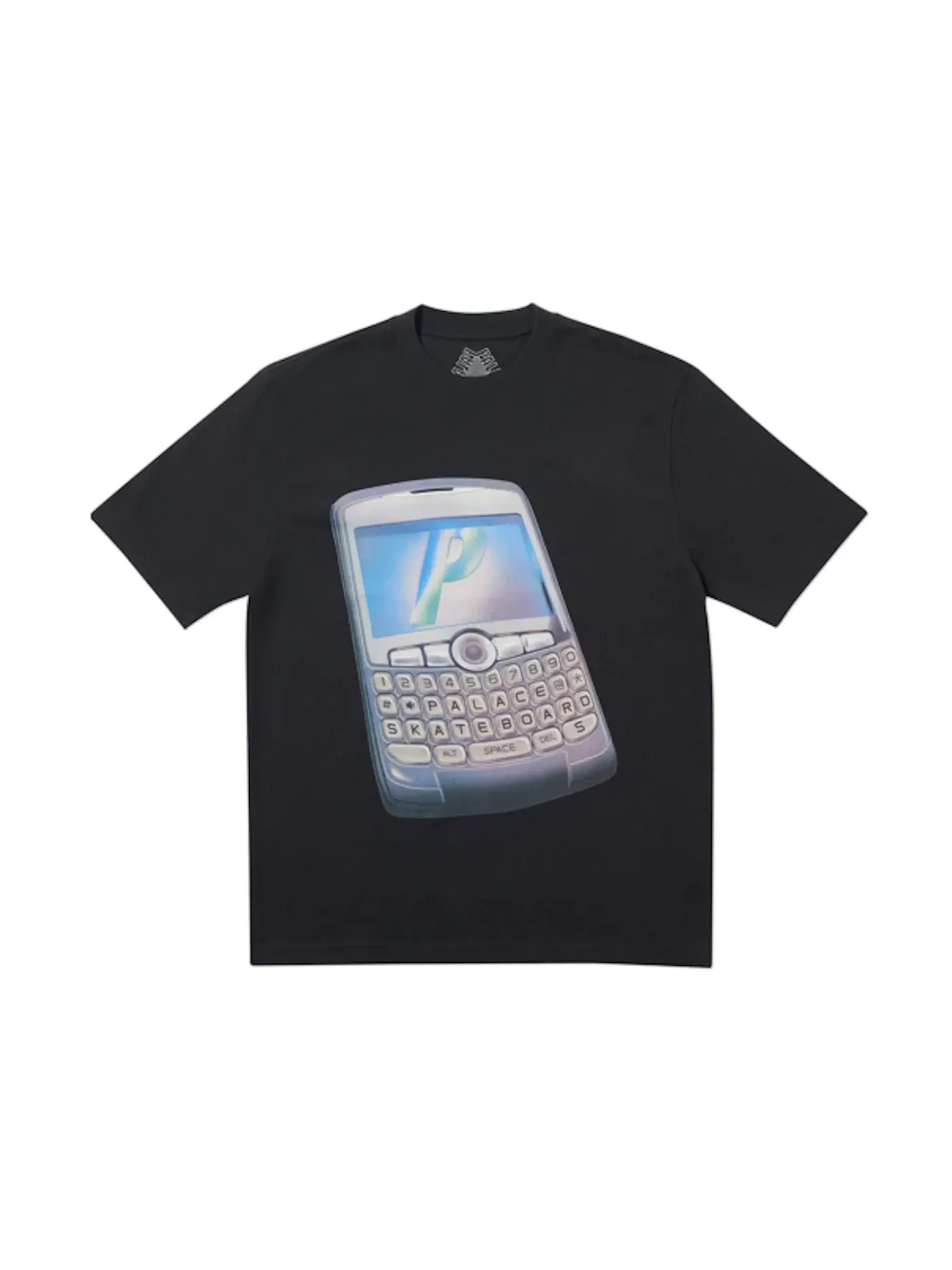 Мужская футболка с принтом Palace T-shirt — изображение 1 из 1, черный