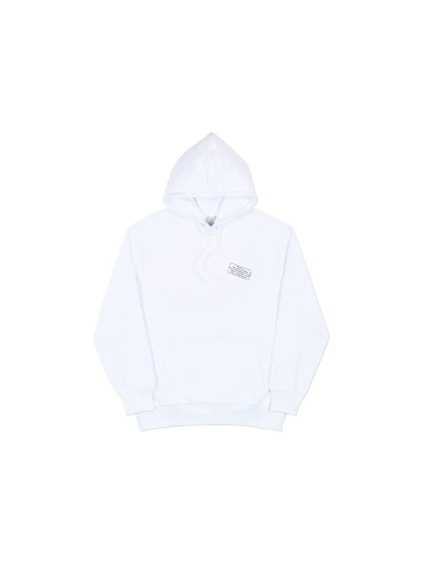 Мужская худи с принтом Palace Plow Mans Hood — изображение 1 из 2, белый