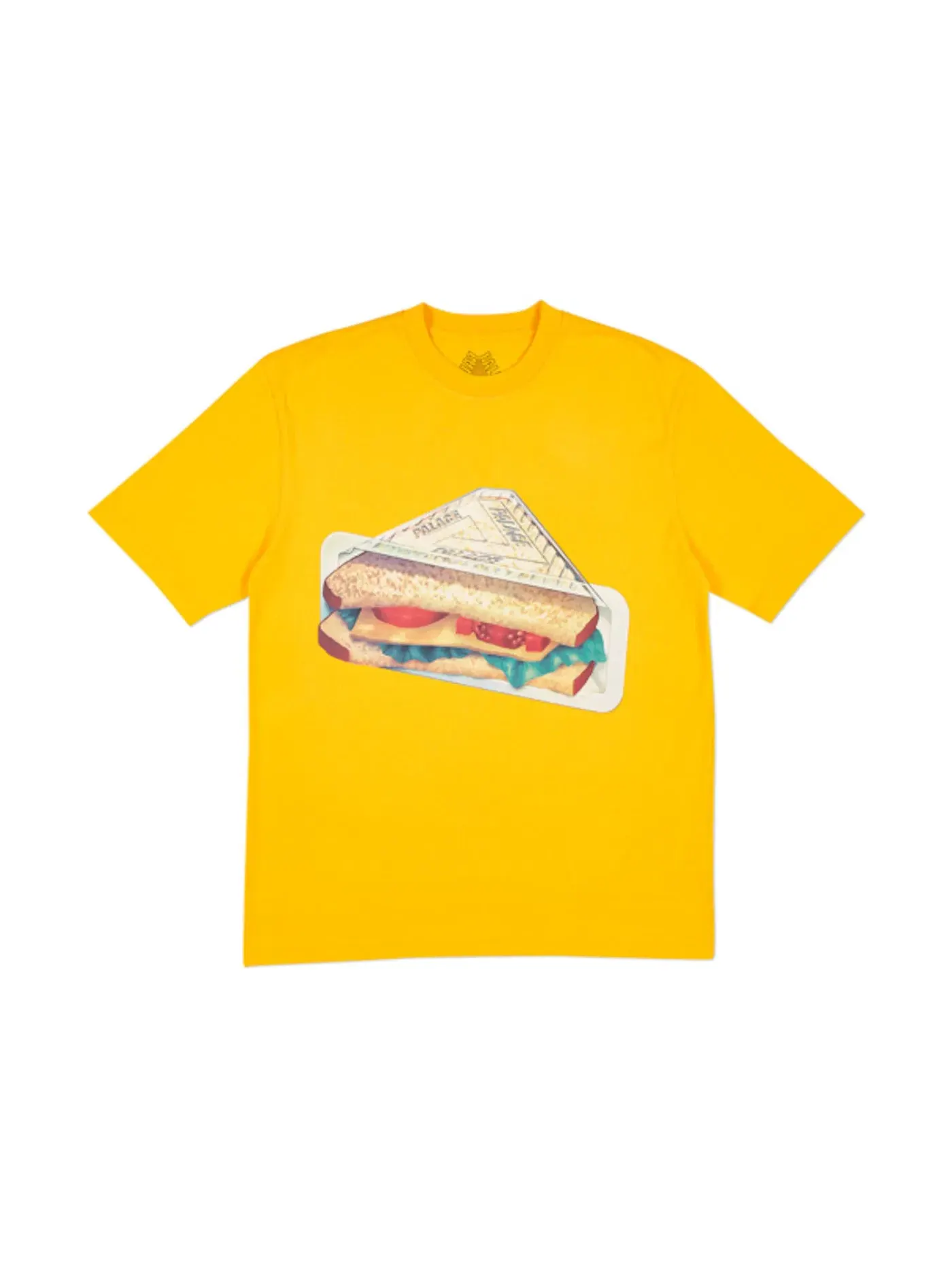 Мужская футболка с принтом Palace Plow Mans T-Shirt — изображение 1 из 1, желтый