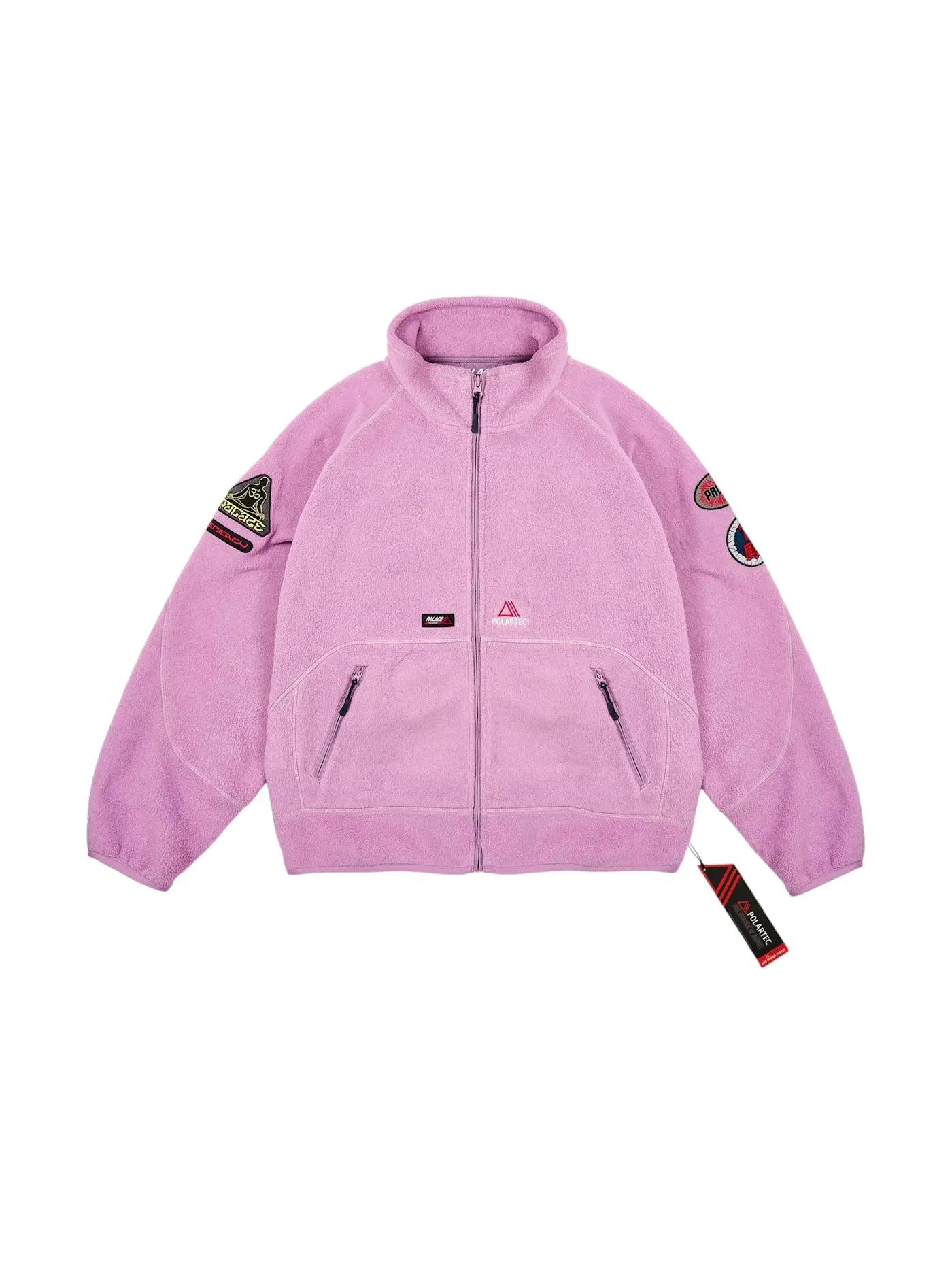 Мужская куртка-воротник Palace Polartec Full Zip Funnel — изображение 1 из 3, фиолетовый