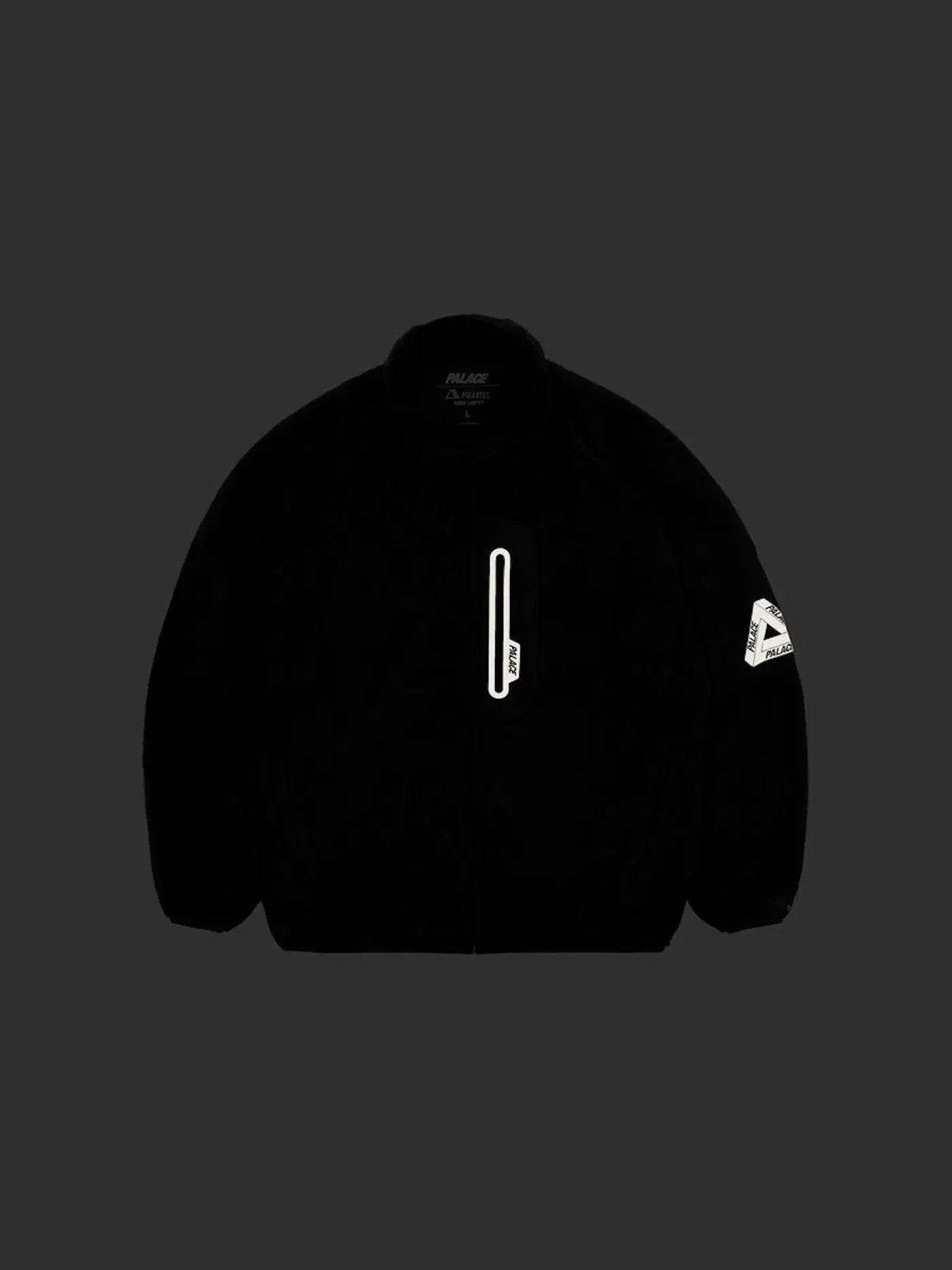 Мужская куртка Palace Polartec High Loft Track Jacket — изображение 2 из 3, черный