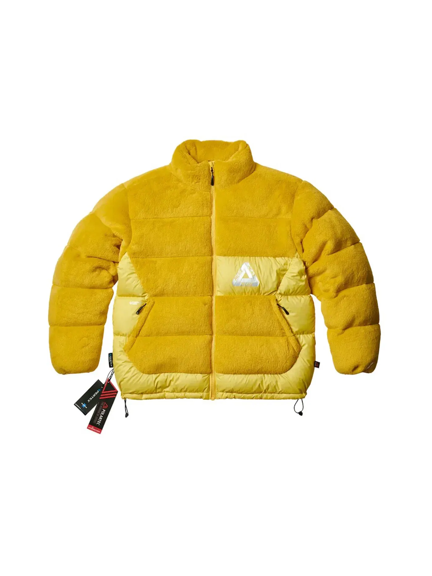 Мужская куртка с высоким воротником Palace Polartec High Loft Puffa — изображение 1 из 3, желтый