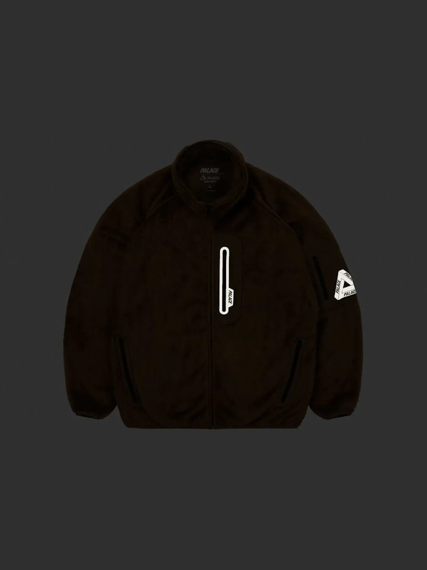 Мужская куртка Polartec High Loft Track Jacket Palace — изображение 2 из 3, коричневый