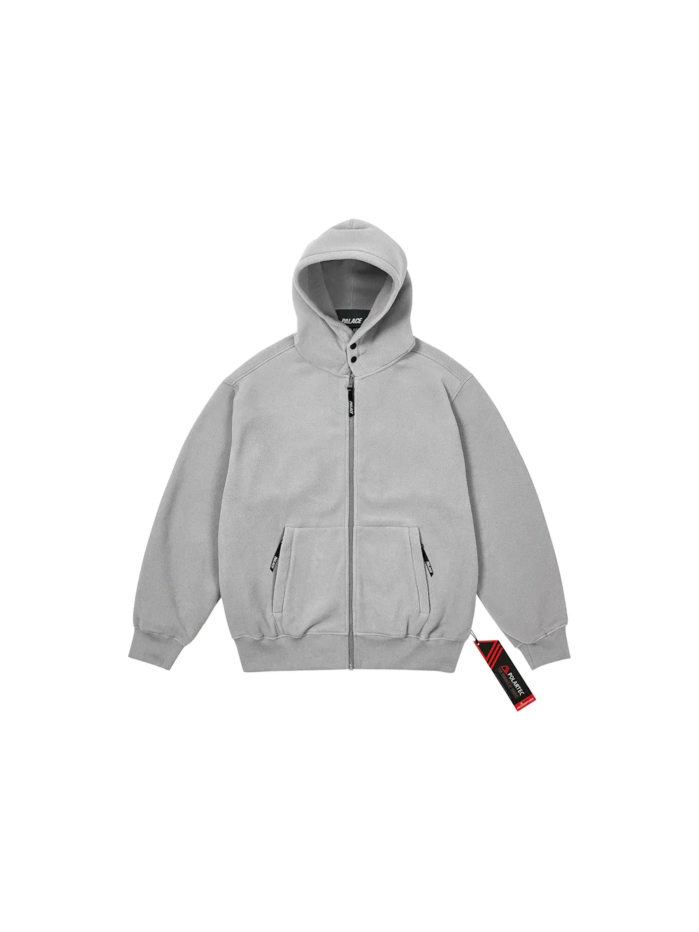 Мужская худи с молнией Polartec Lazer Zip Hood Palace — изображение 2 из 2, серый