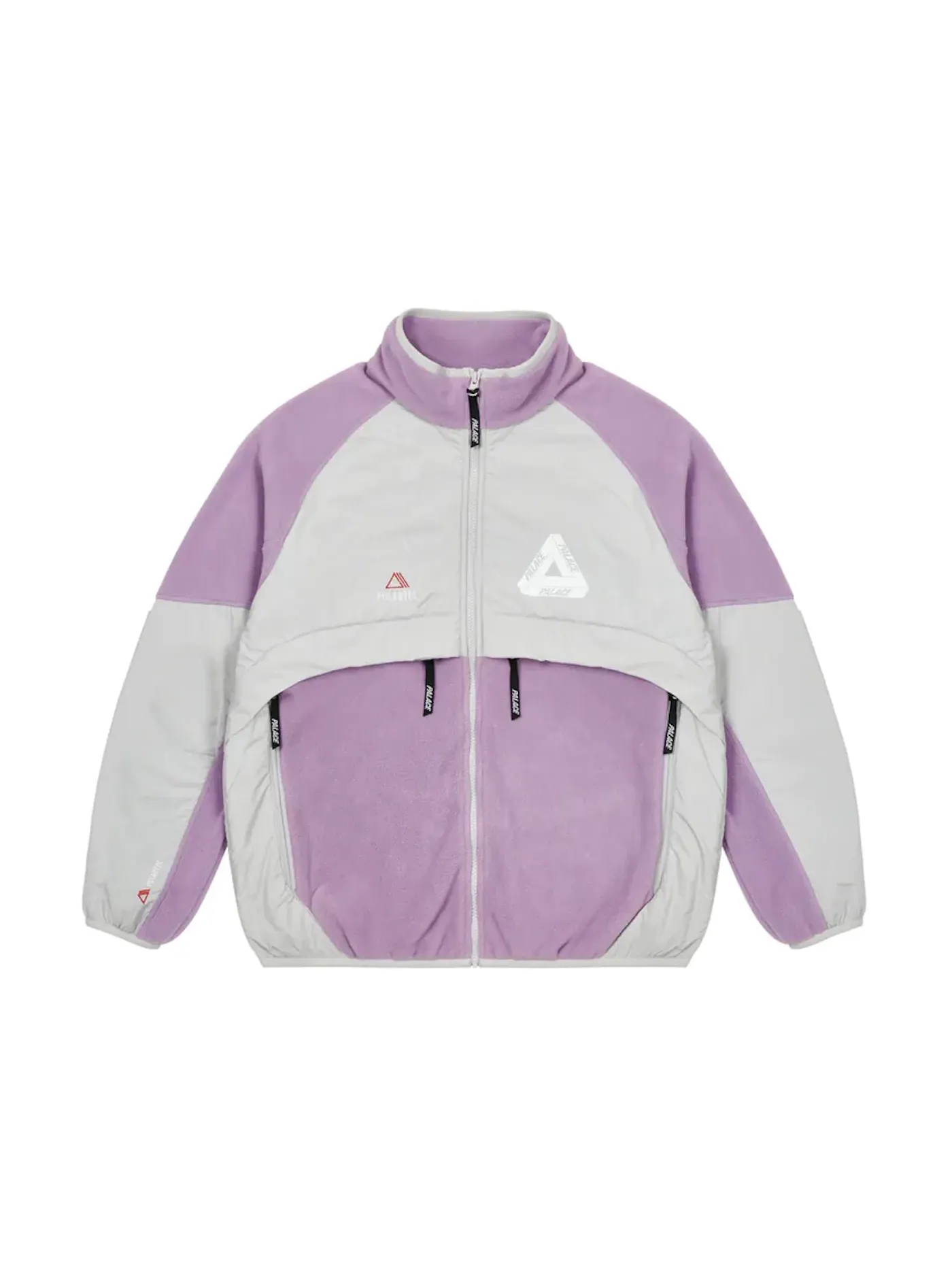 Мужская куртка из полартека с принтом Palace Jacket — изображение 1 из 2, серый
