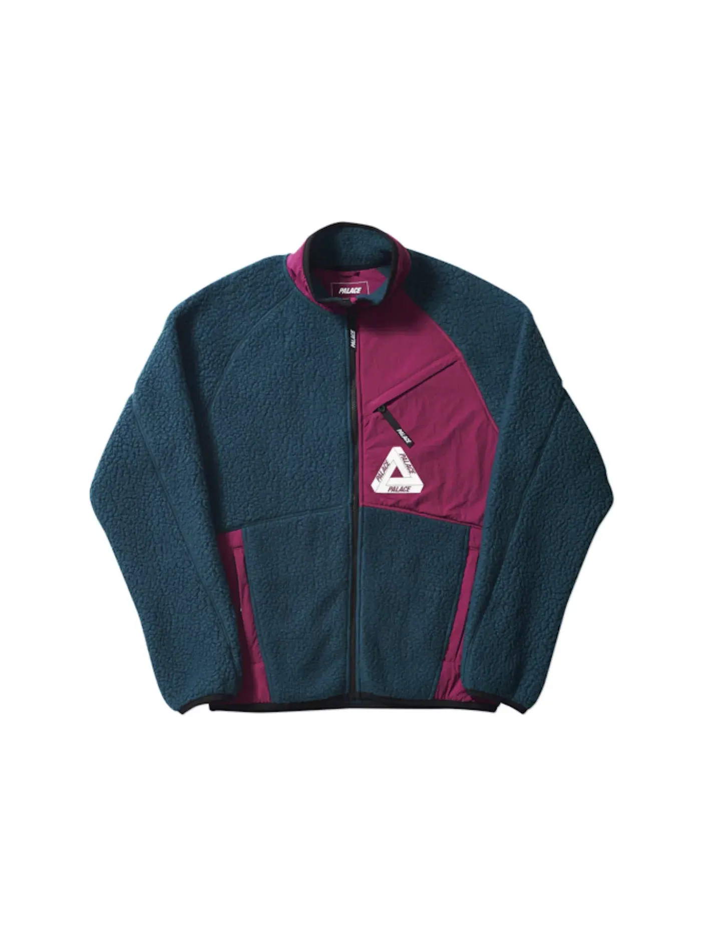 Мужская куртка-флис с принтом Palace Fleece — изображение 1 из 2, темный зеленый