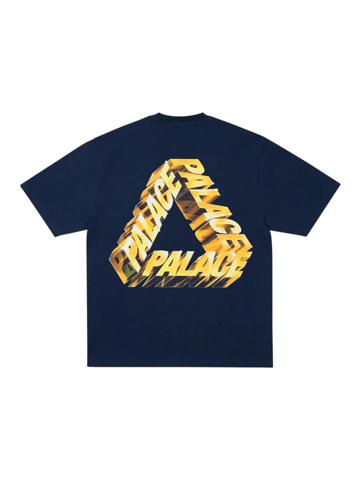 Мужская футболка с принтом Palace Polished P3 T-Shirt Palace — изображение 1 из 2, темно-синий