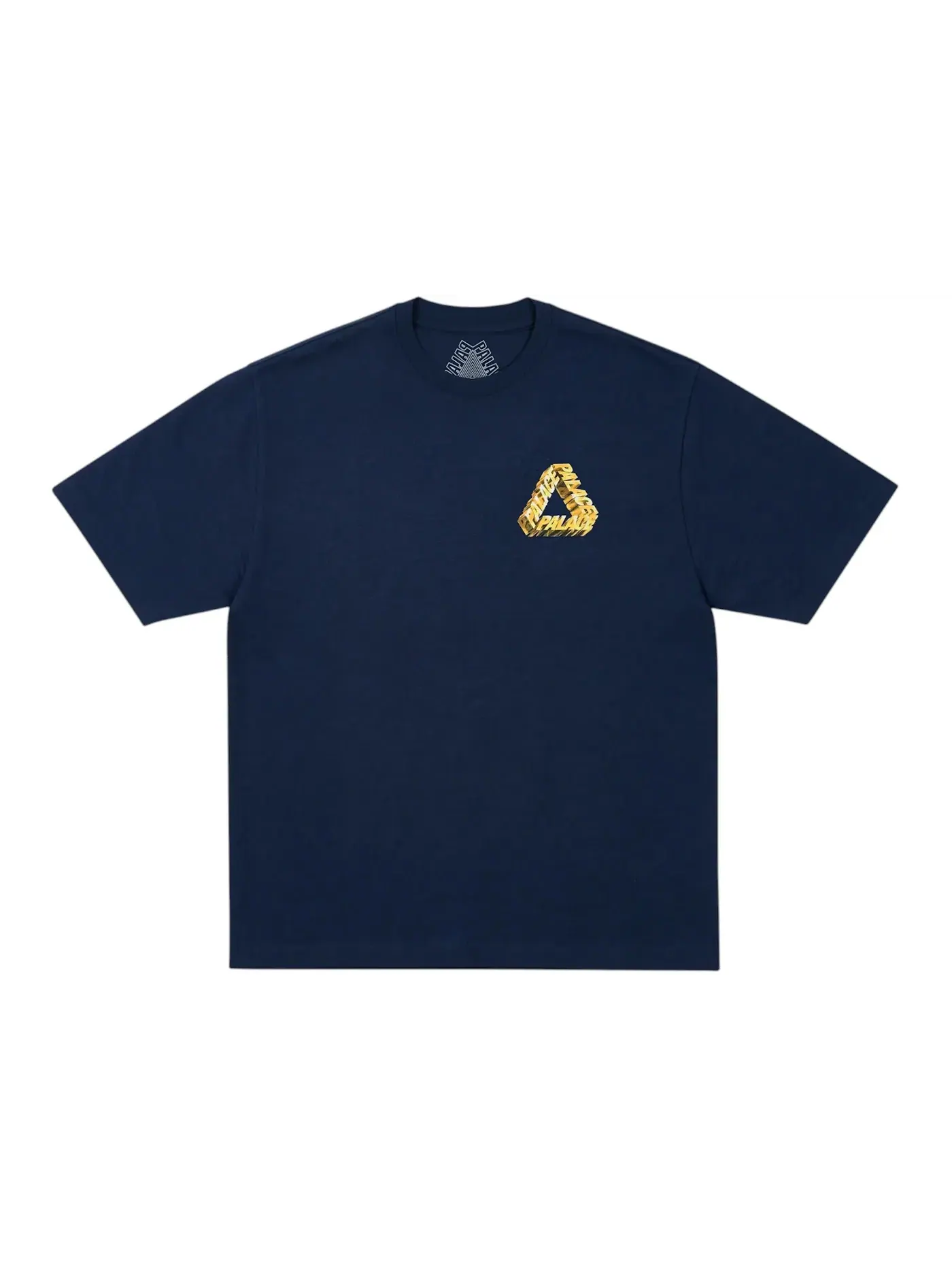 Мужская футболка с принтом Palace Polished P3 T-Shirt Palace — изображение 2 из 2, темно-синий