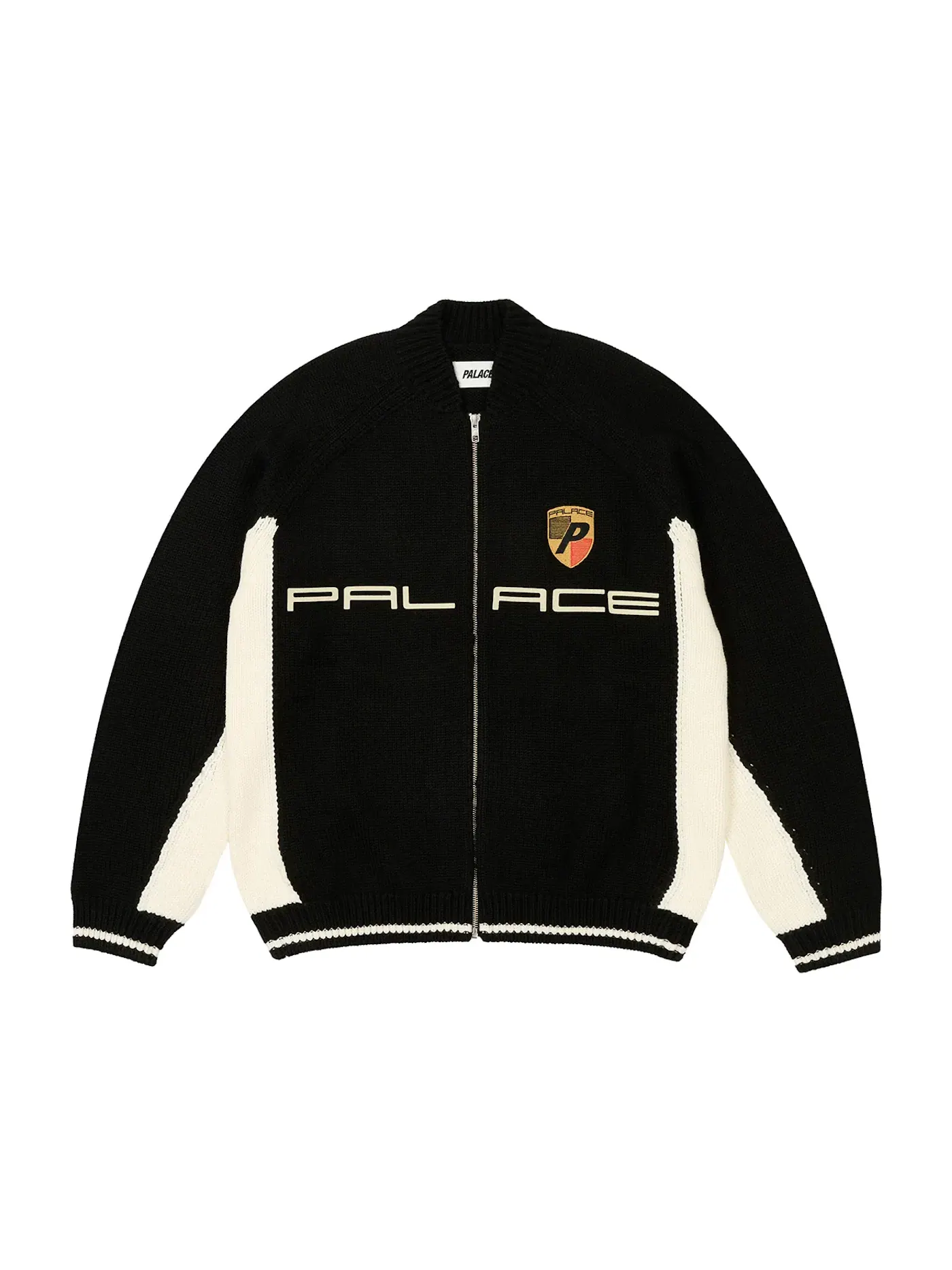 Мужской свитер с вязаным узором Palace Knit — изображение 1 из 2, черный