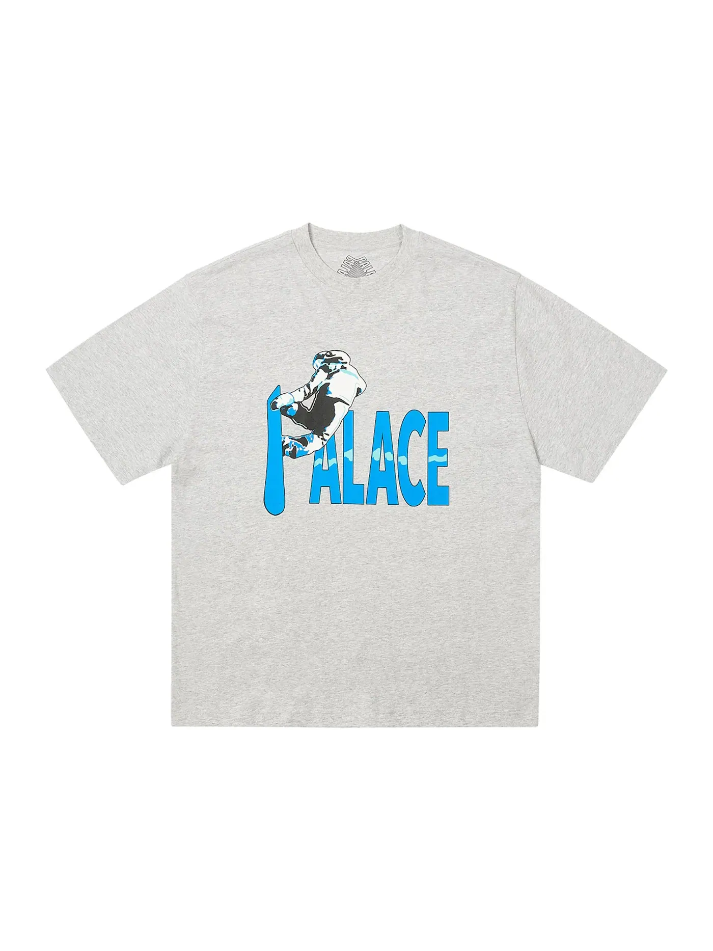 Мужская футболка с принтом Palace T-Shirt — изображение 1 из 1, серый