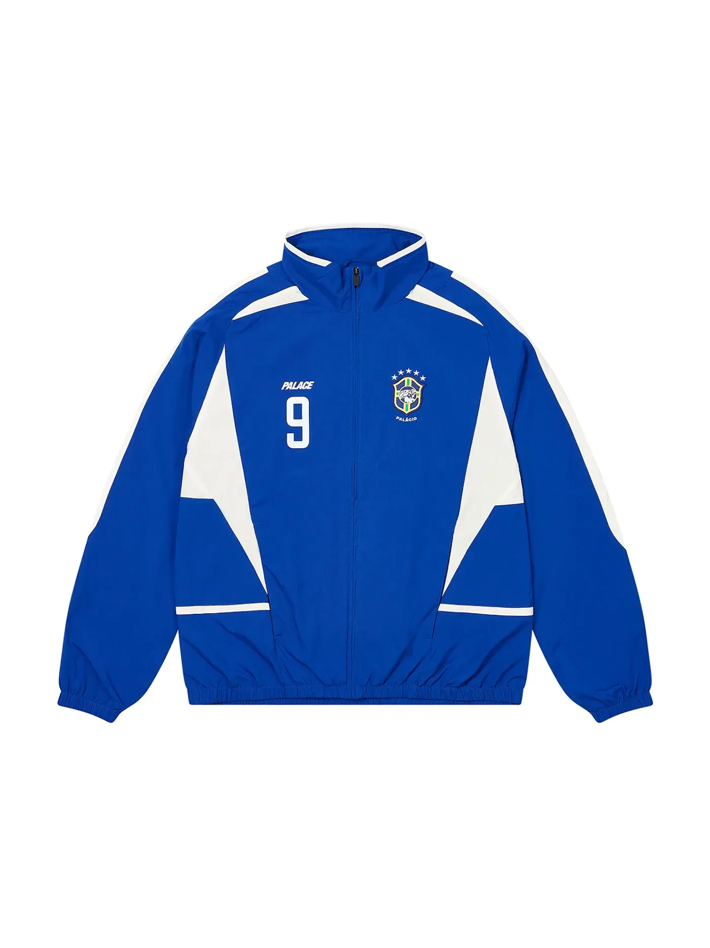 Мужская куртка с принтом Palace Pro Team 02 Shell Jacket — изображение 1 из 3, синий