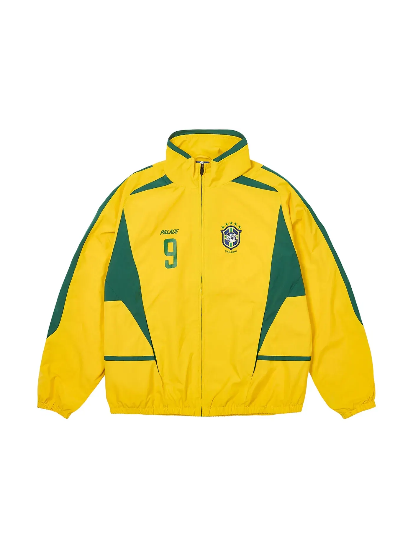 Мужская куртка с принтом Palace Pro Team 02 Shell Jacket — изображение 1 из 3, желтый
