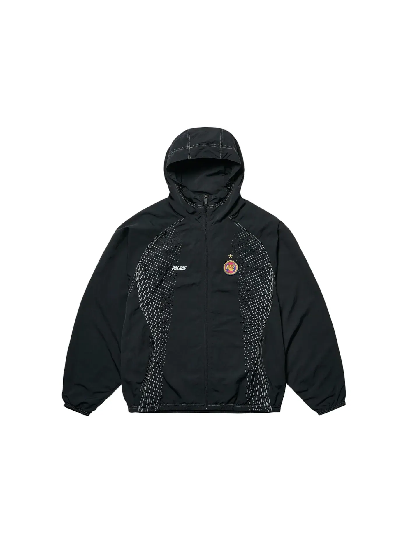 Мужская куртка с капюшоном Palace Pro Team Hooded Shell Jacket — изображение 1 из 2, черный