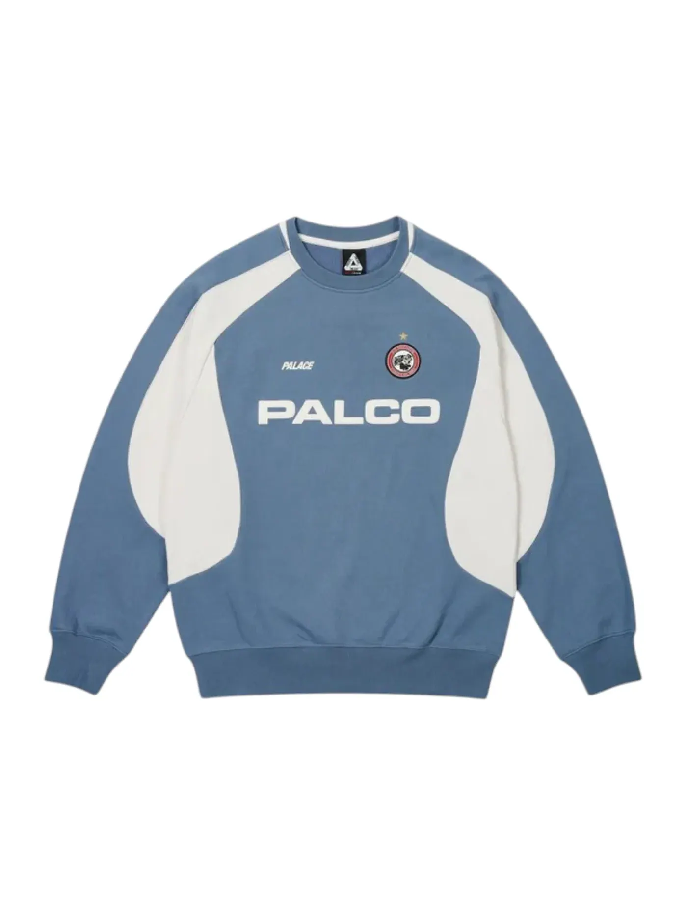 Мужской свитшот с длинным рукавом Palace Palco Crew — изображение 1 из 3, дымчатый