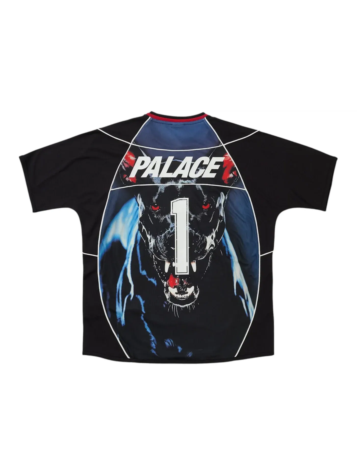 Мужская джерси с принтом Palace Pro Team Piped Jersey K-Nein Print, K-Nein Print — изображение 2 из 2