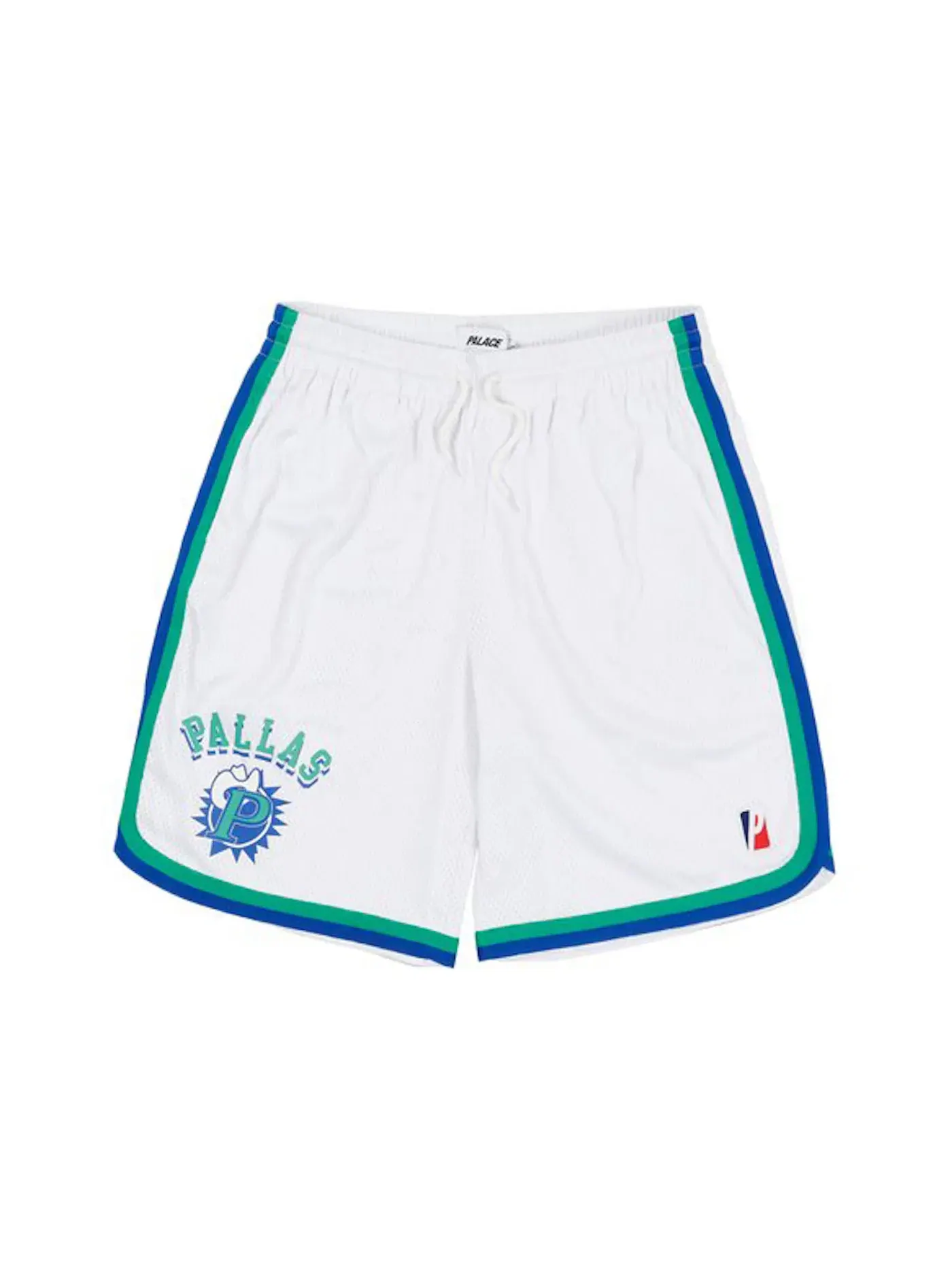 Мужские шорты с принтом Palace Shorts — изображение 1 из 2, белый