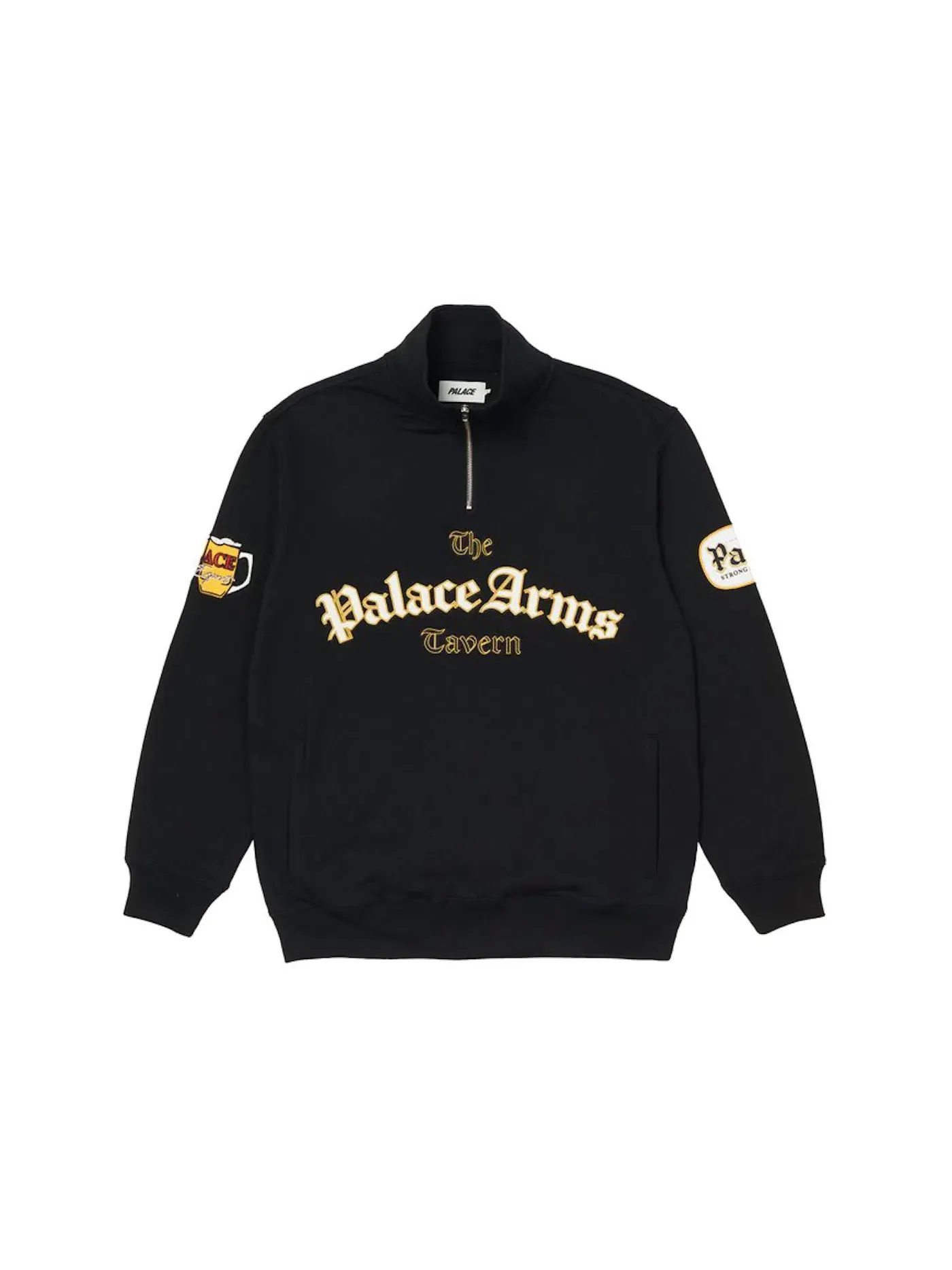 Мужская куртка с воротником-воронкой Palace Funnel Neck — изображение 1 из 2, черный