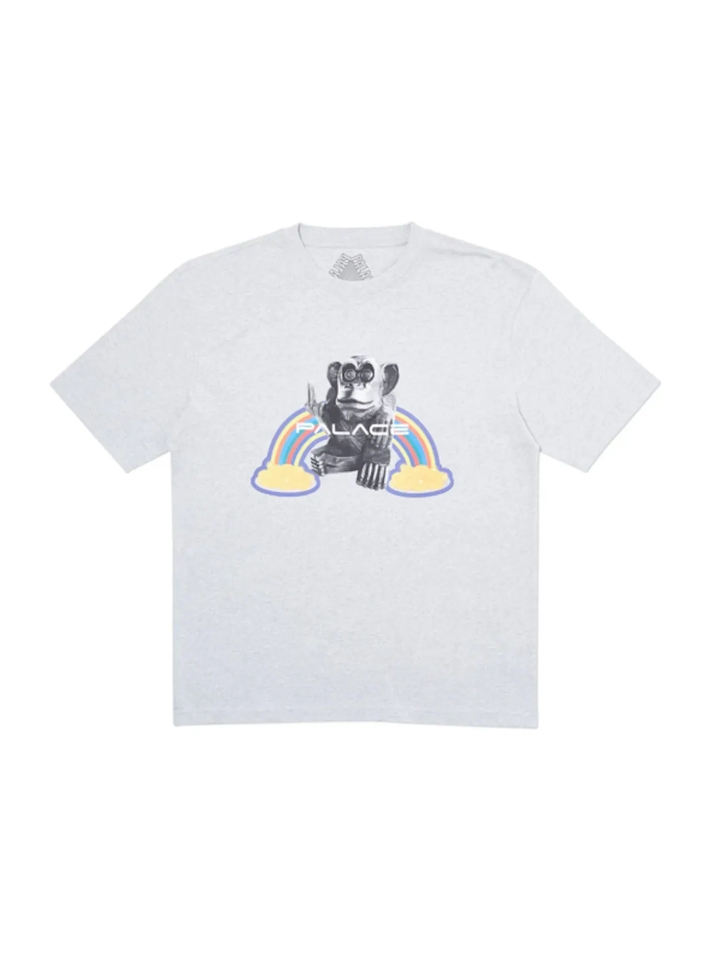 Мужская футболка с принтом Palace Puck U Sir T-Shirt — изображение 1 из 1, серый
