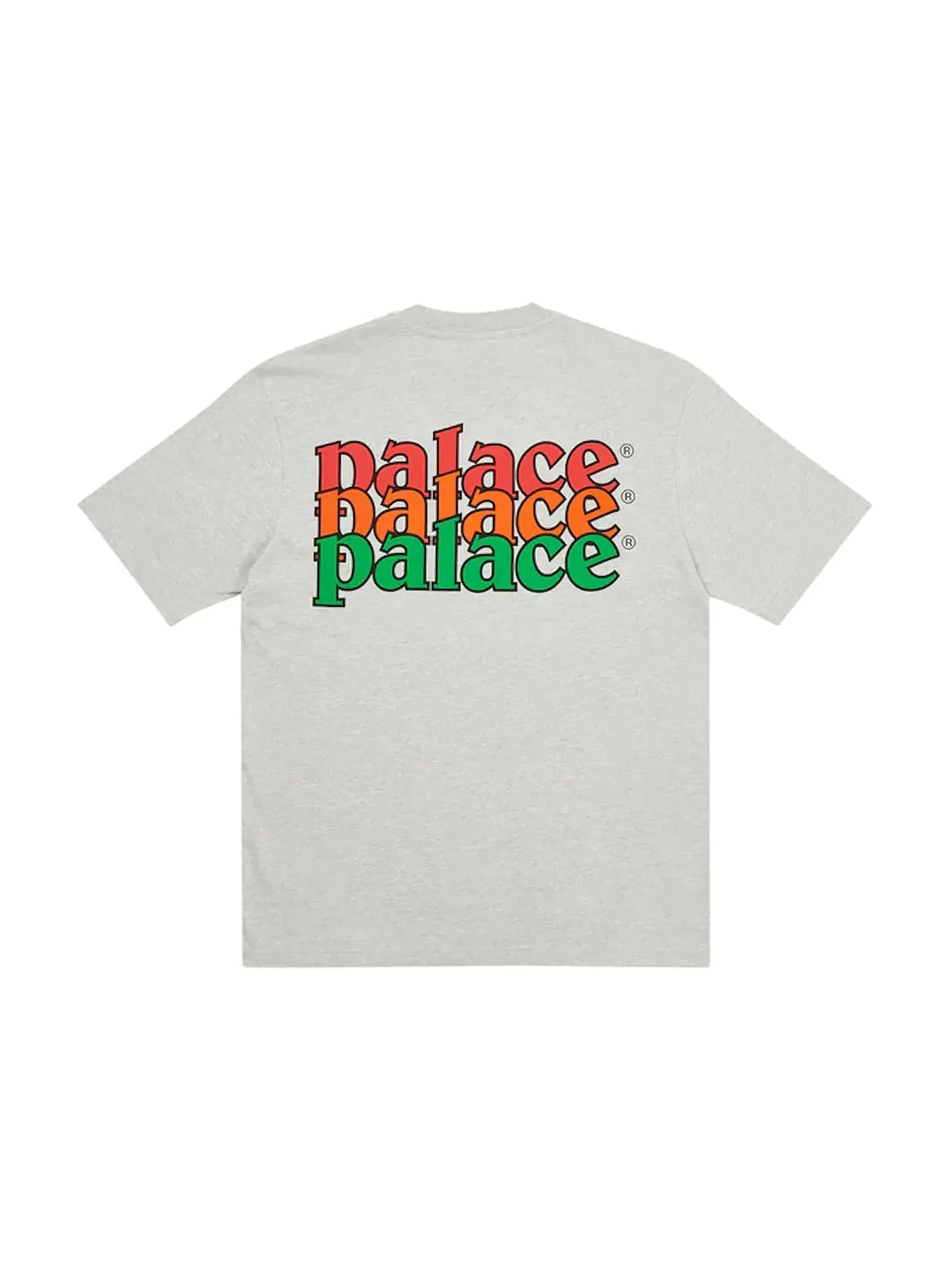 Мужская футболка с коротким рукавом Palace — изображение 1 из 2, серый