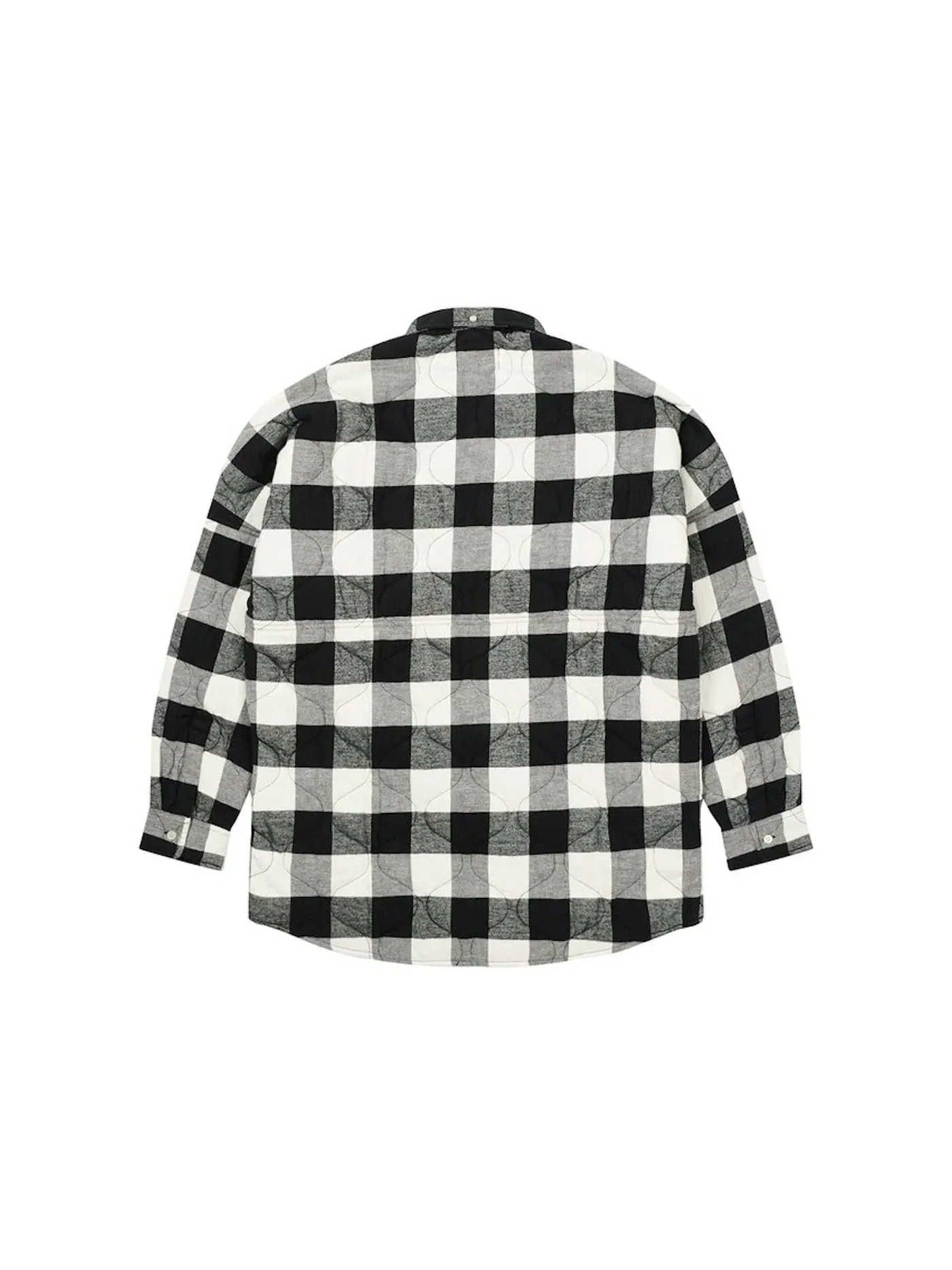 Мужская рубашка в клетку с набивным рисунком Palace Shirt — изображение 3 из 3, белый