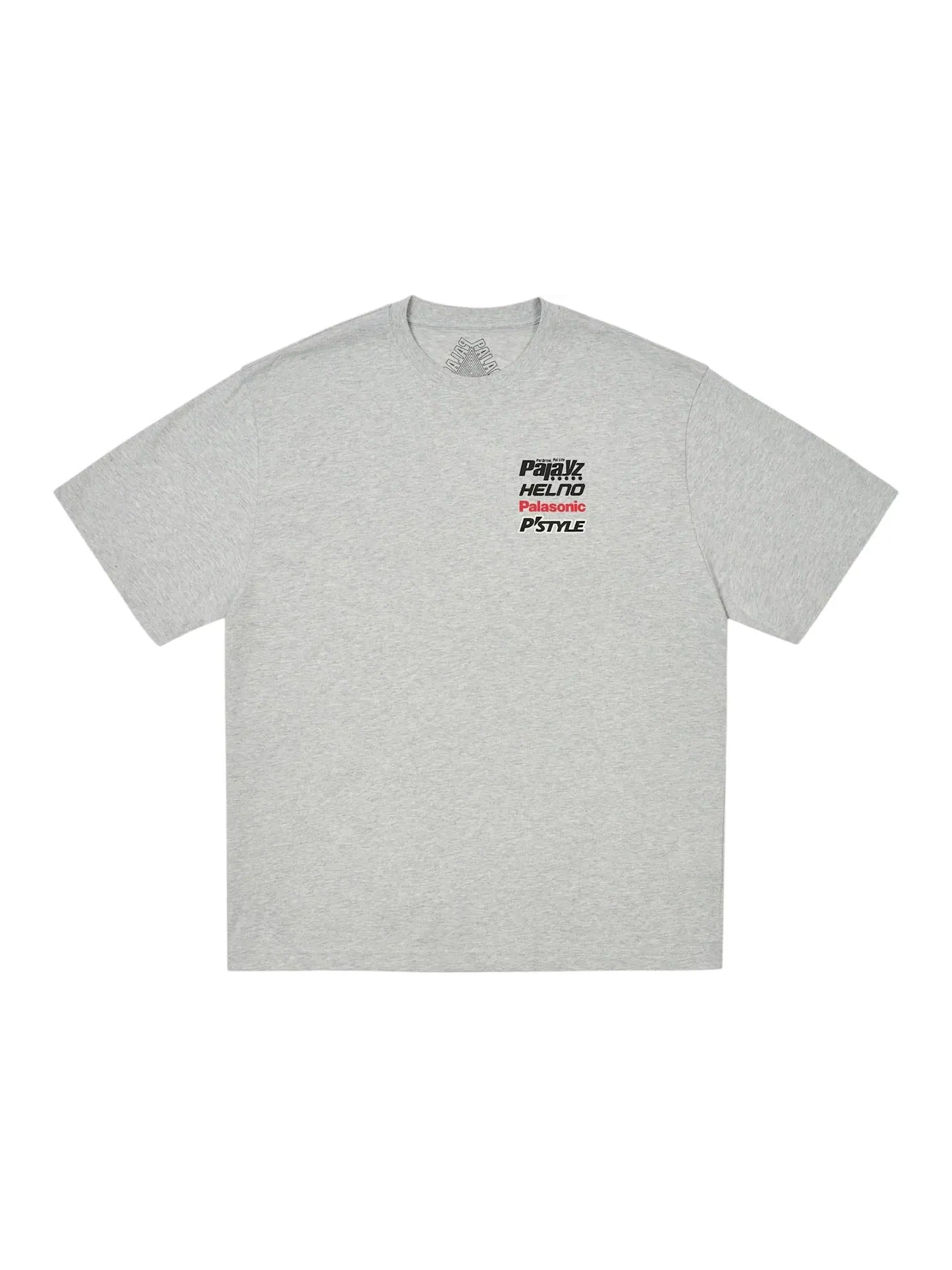 Мужская футболка с принтом Palace Racey T-Shirt — изображение 2 из 2, серый
