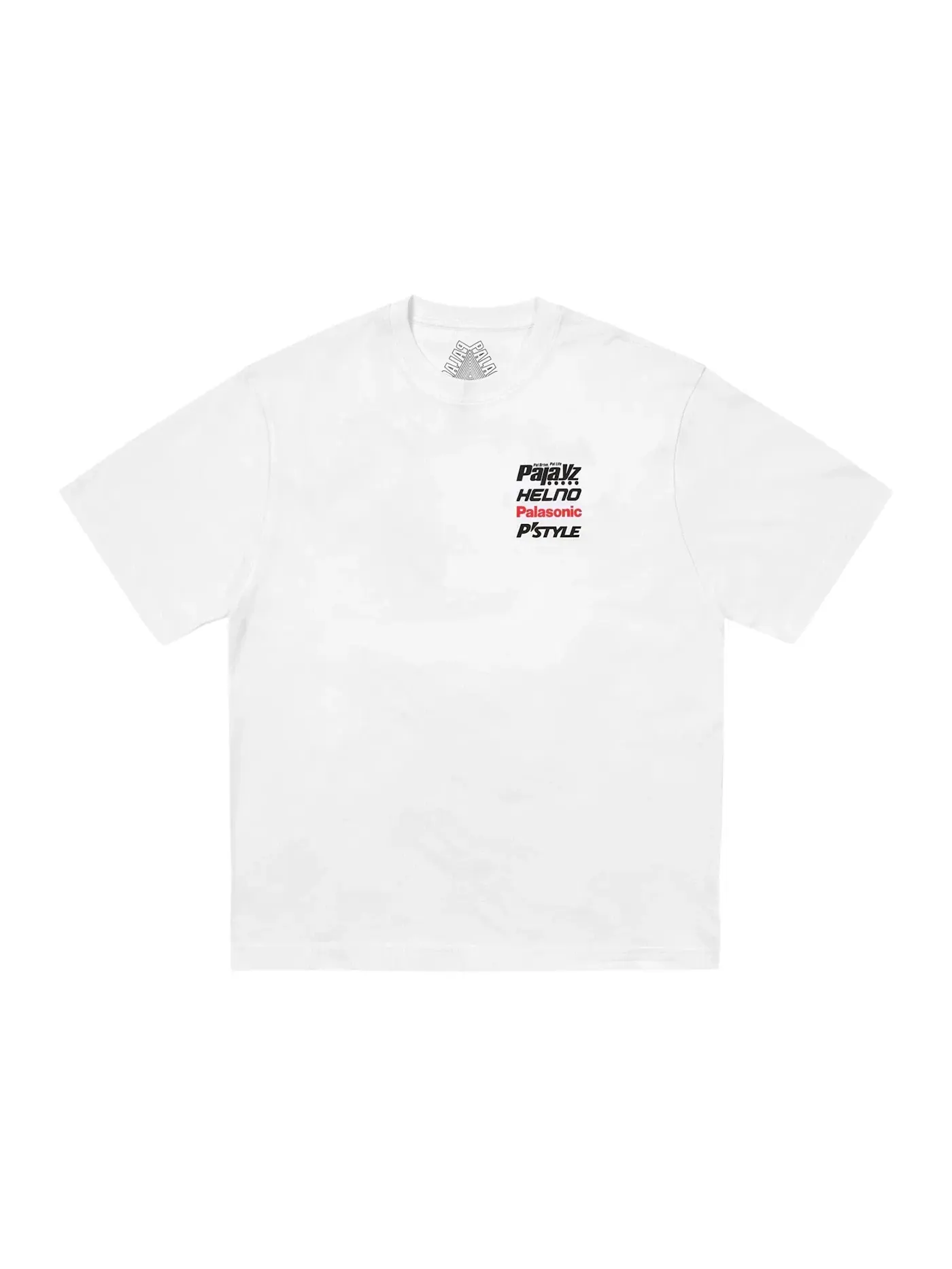 Мужская футболка с принтом Palace Racey T-Shirt — изображение 2 из 2, белый