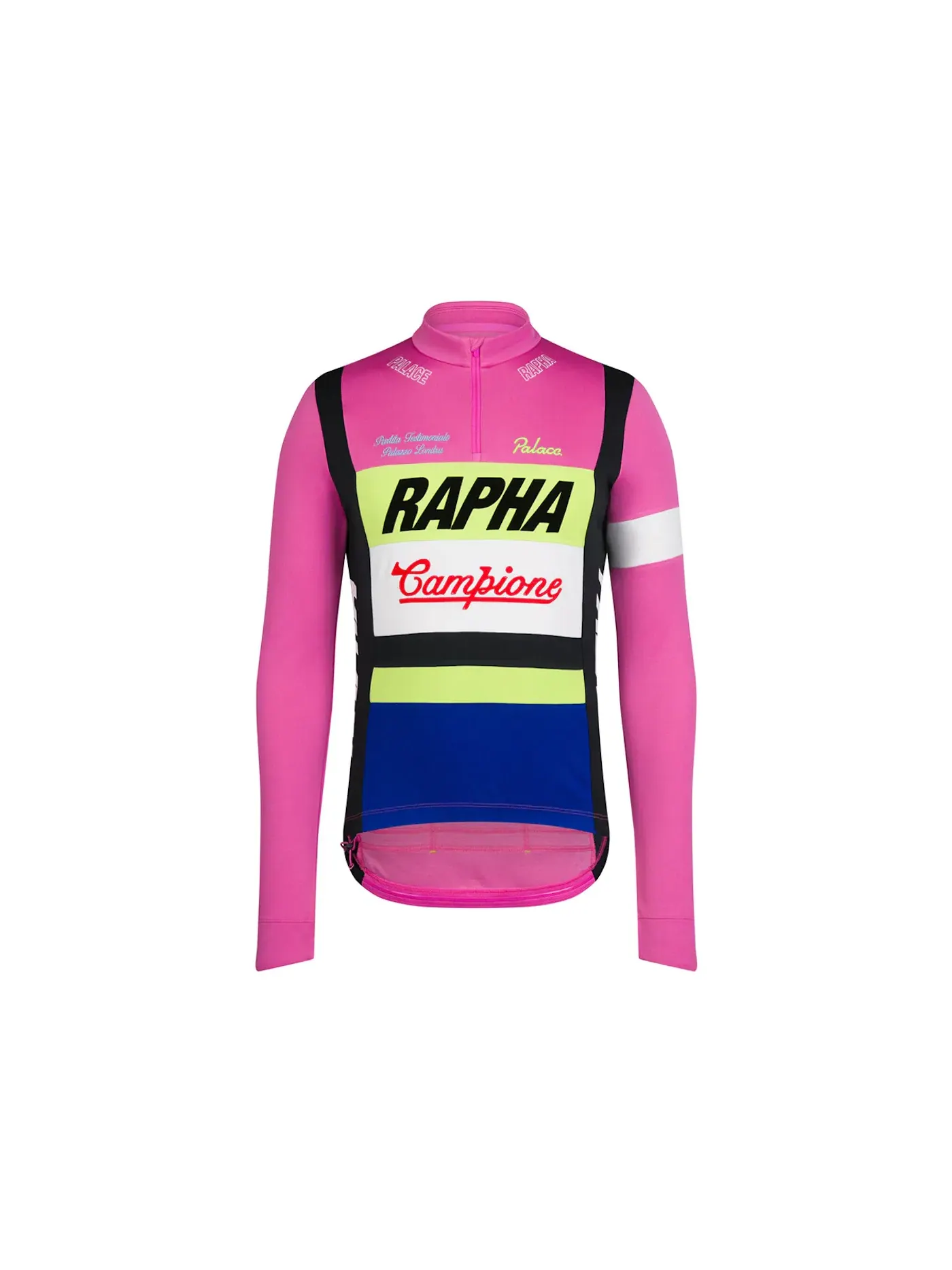 Мужская футболка с длинным рукавом Palace Rapha Classico Longsleeve Jersey — изображение 1 из 2, розовый