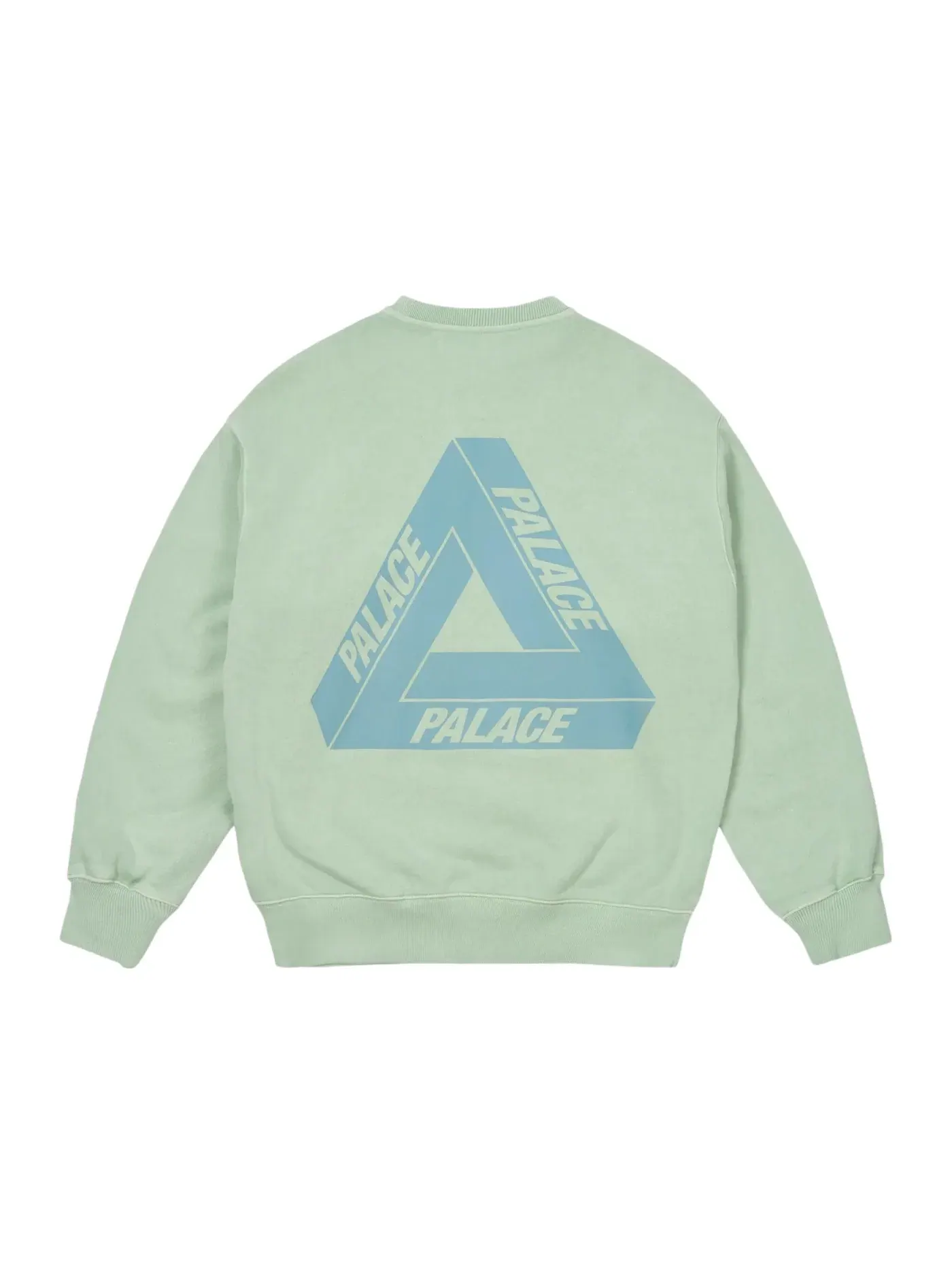 Мужской свитшот с принтом Palace Reacto Tri-Ferg Crew — изображение 2 из 2, зеленый