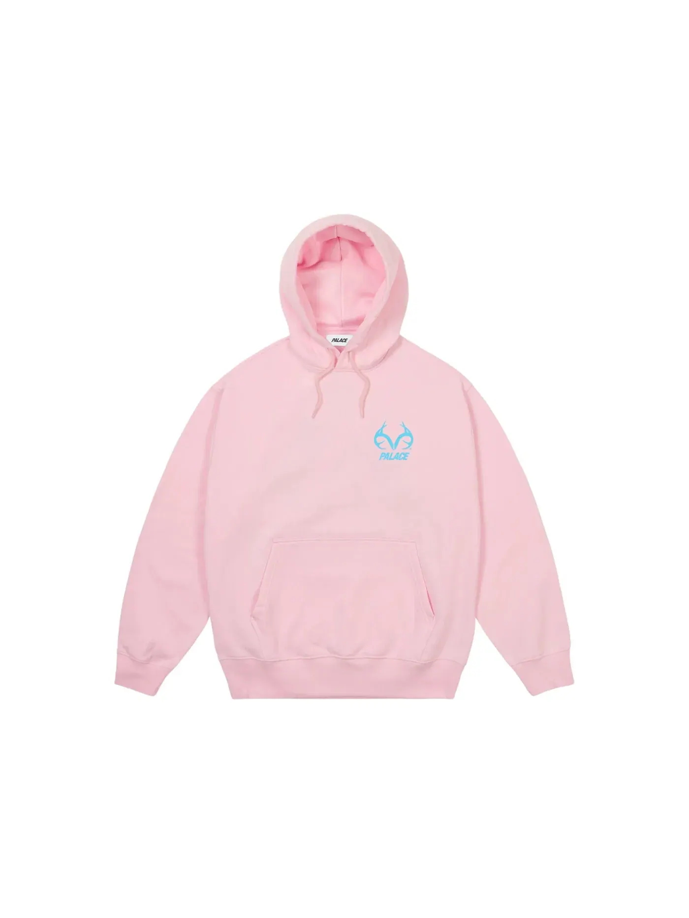Мужской худи с принтом Palace Hoodie (SS26) — изображение 2 из 2, розовый