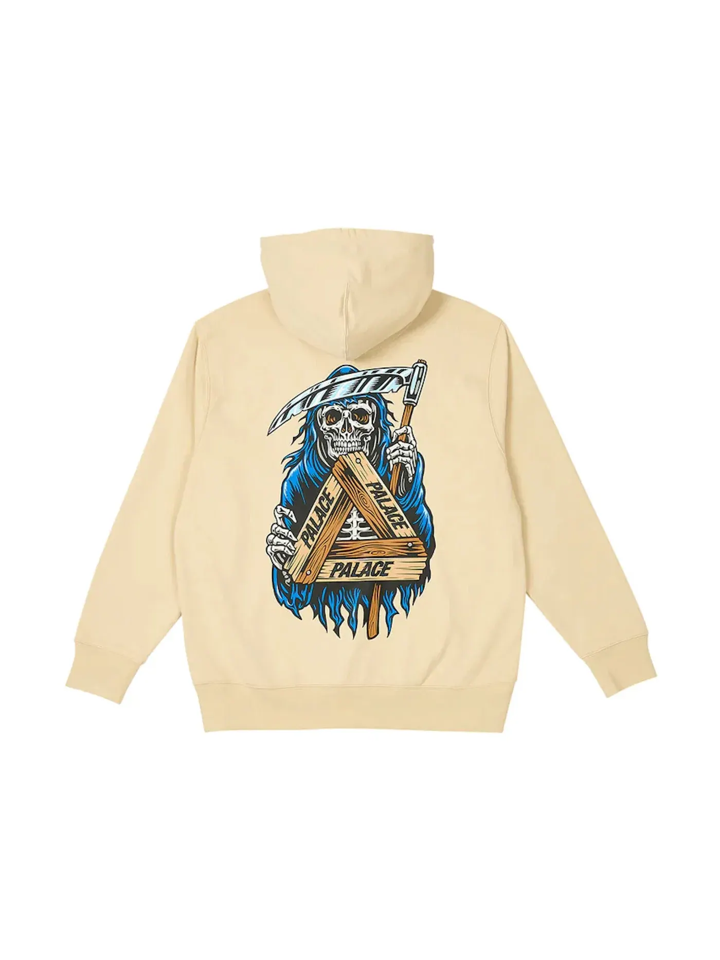 Мужской худи с принтом Palace Reaper Hood Camel — изображение 1 из 2