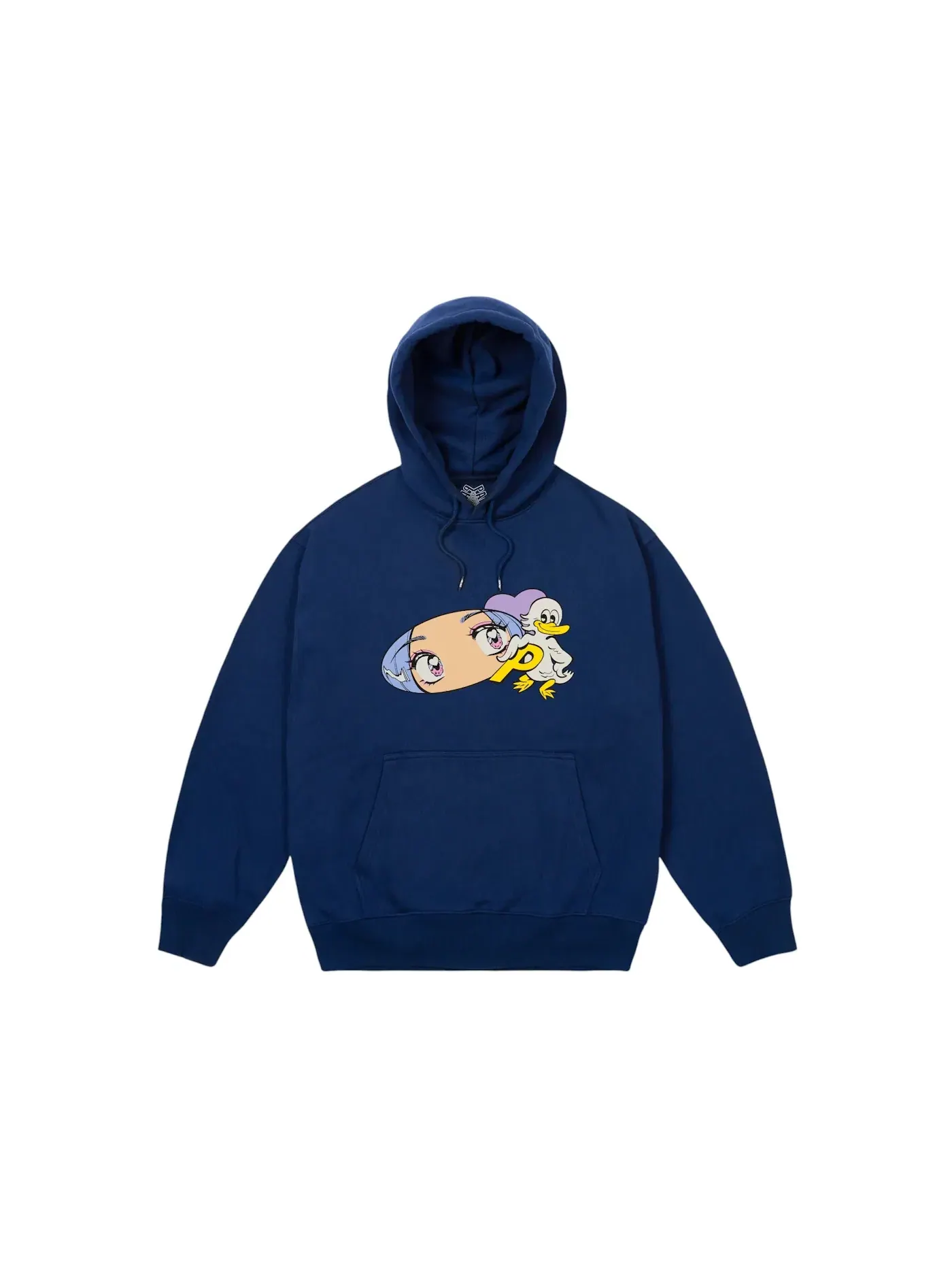 Мужская худи Palace Rear View Hood Navy — изображение 1 из 1