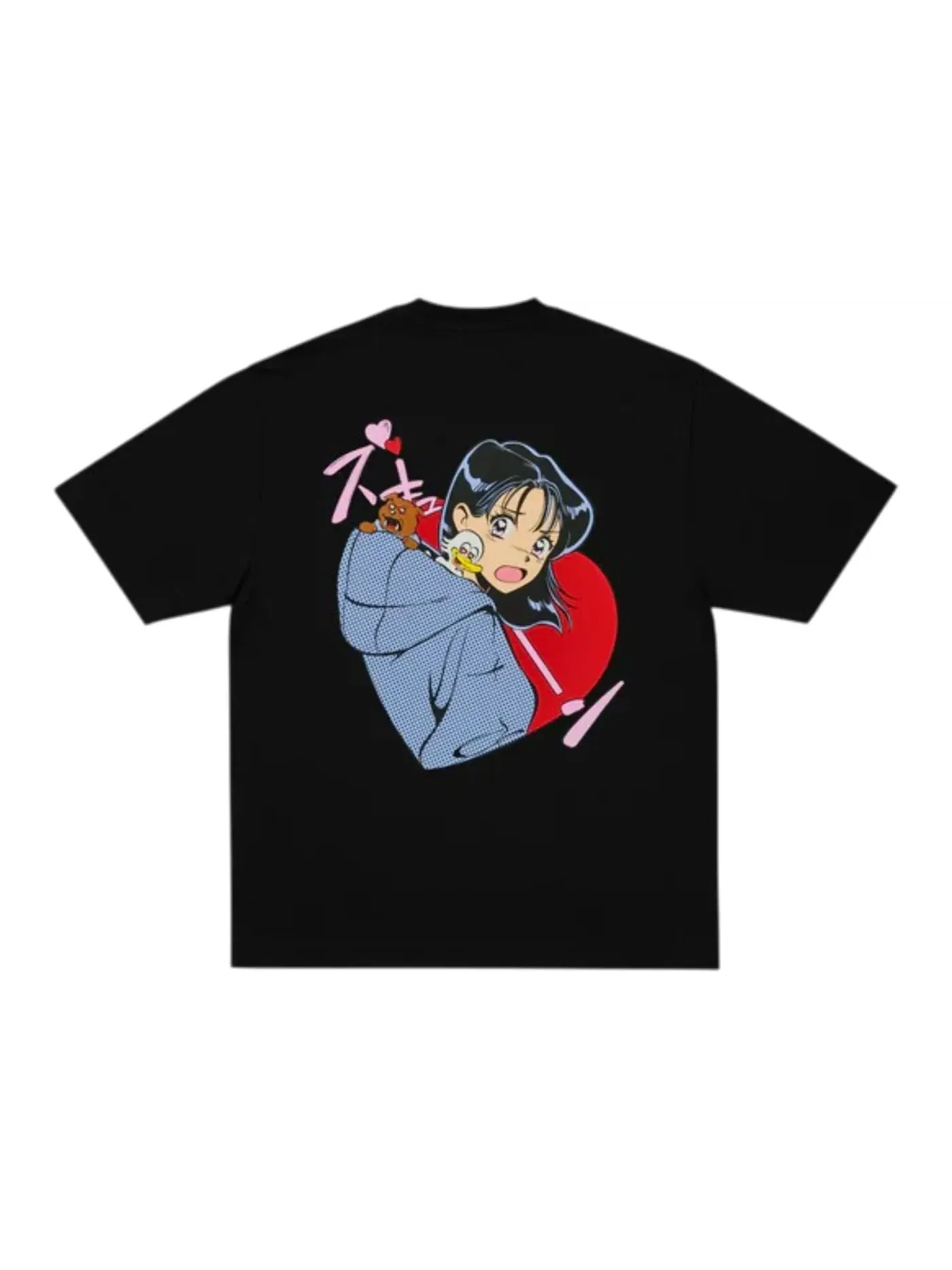 Мужская футболка с принтом Palace Rear View T-Shirt — изображение 1 из 2, черный