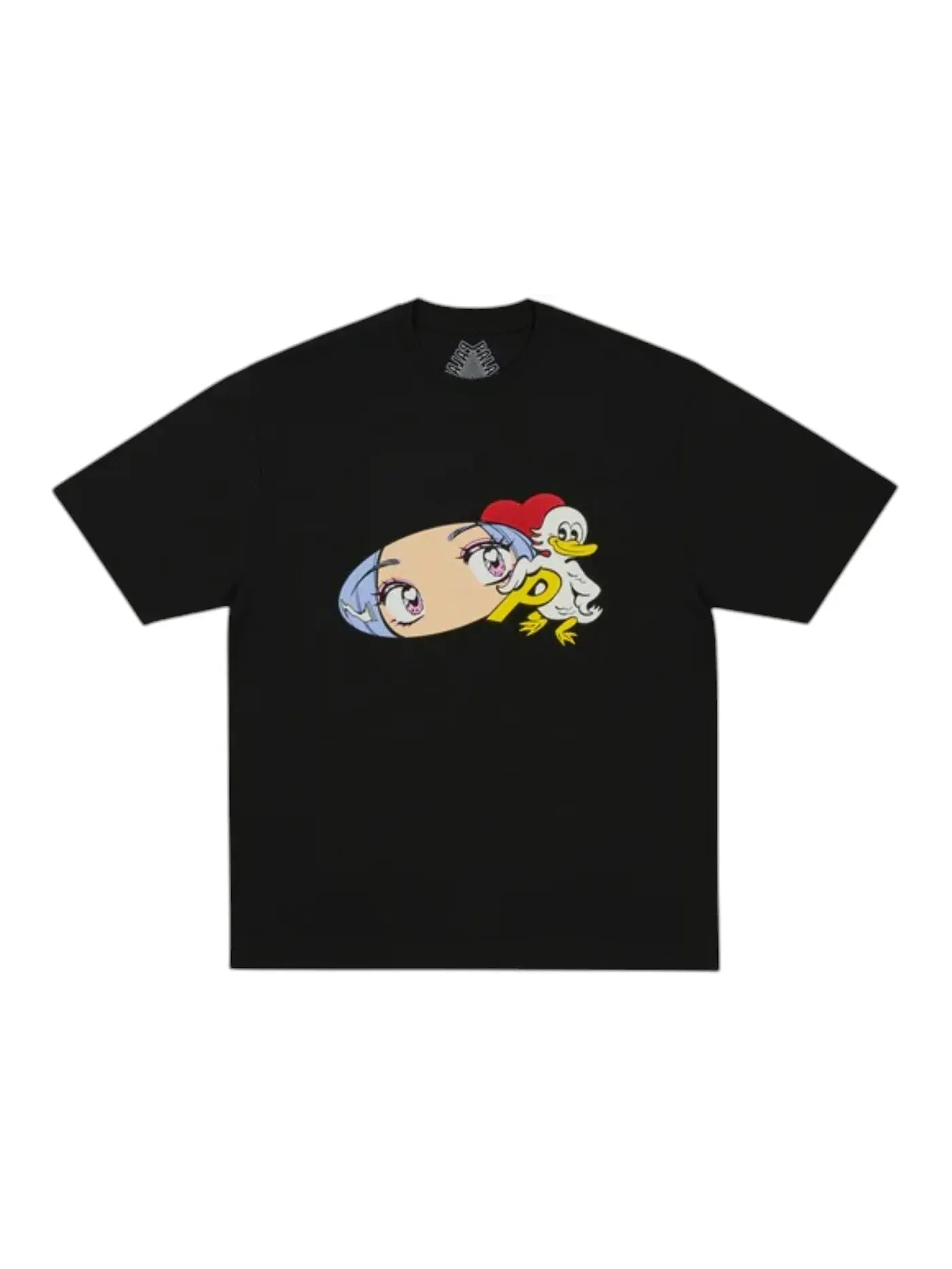 Мужская футболка с принтом Palace Rear View T-Shirt — изображение 2 из 2, черный