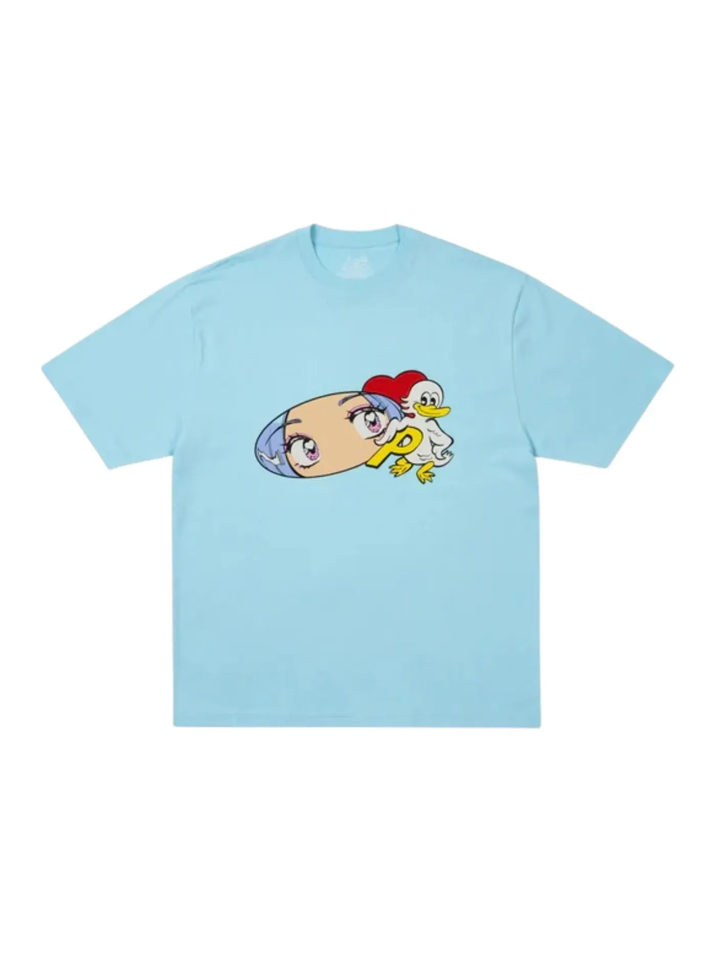 Мужская футболка с принтом Palace Rear View T-Shirt — изображение 2 из 2, синий