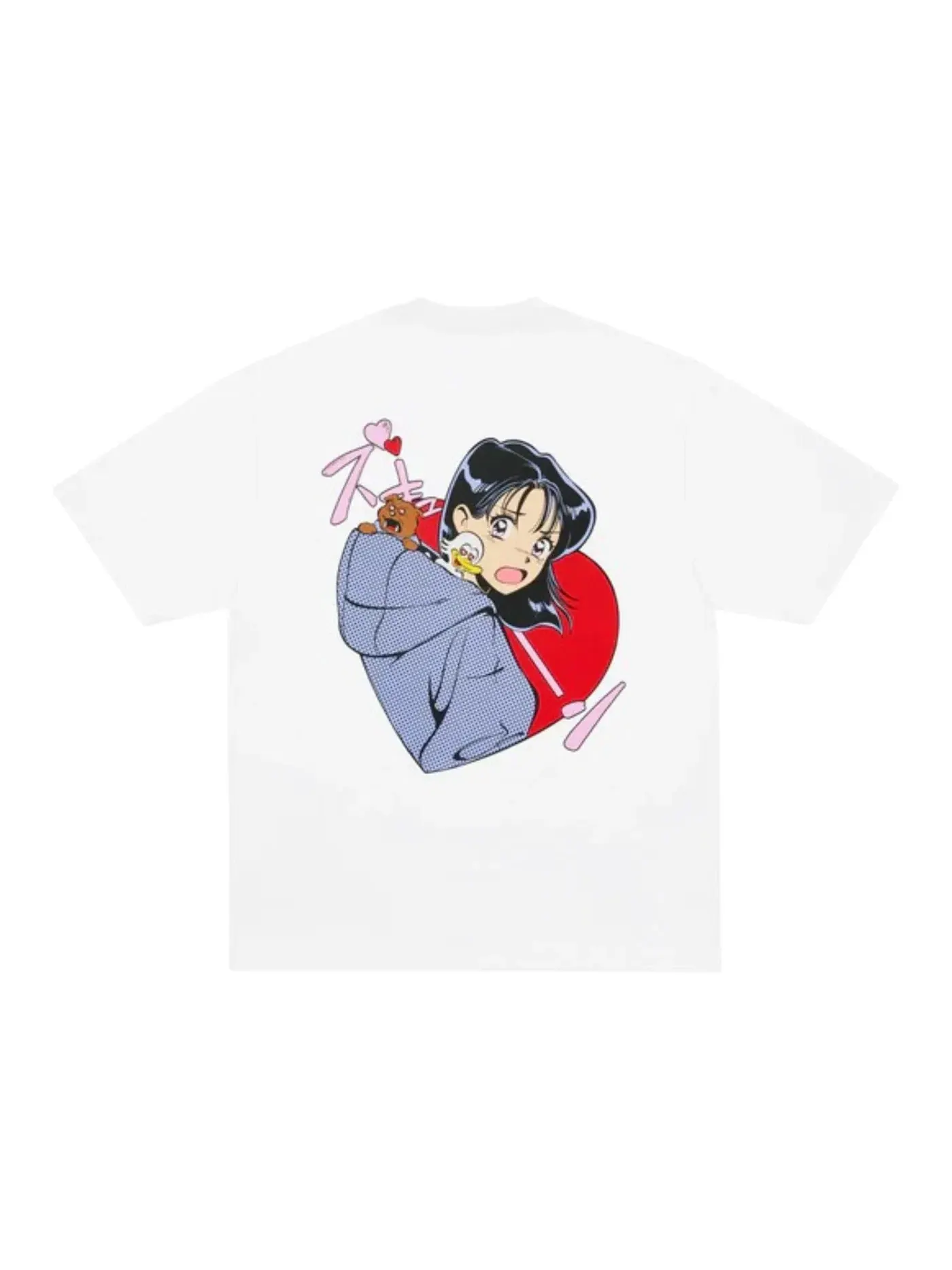 Мужская футболка с принтом Palace Rear View T-Shirt — изображение 1 из 2, белый