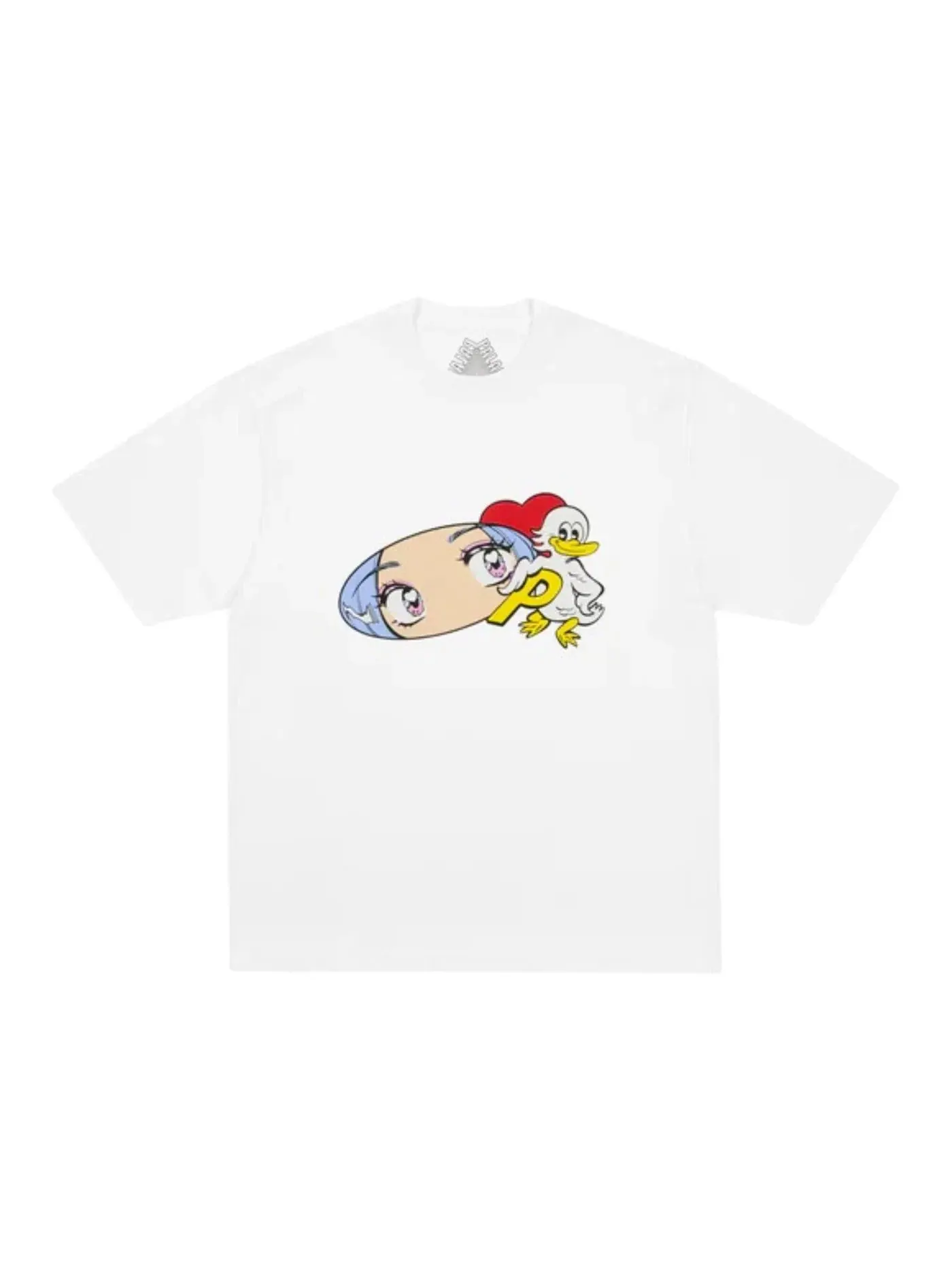 Мужская футболка с принтом Palace Rear View T-Shirt — изображение 2 из 2, белый