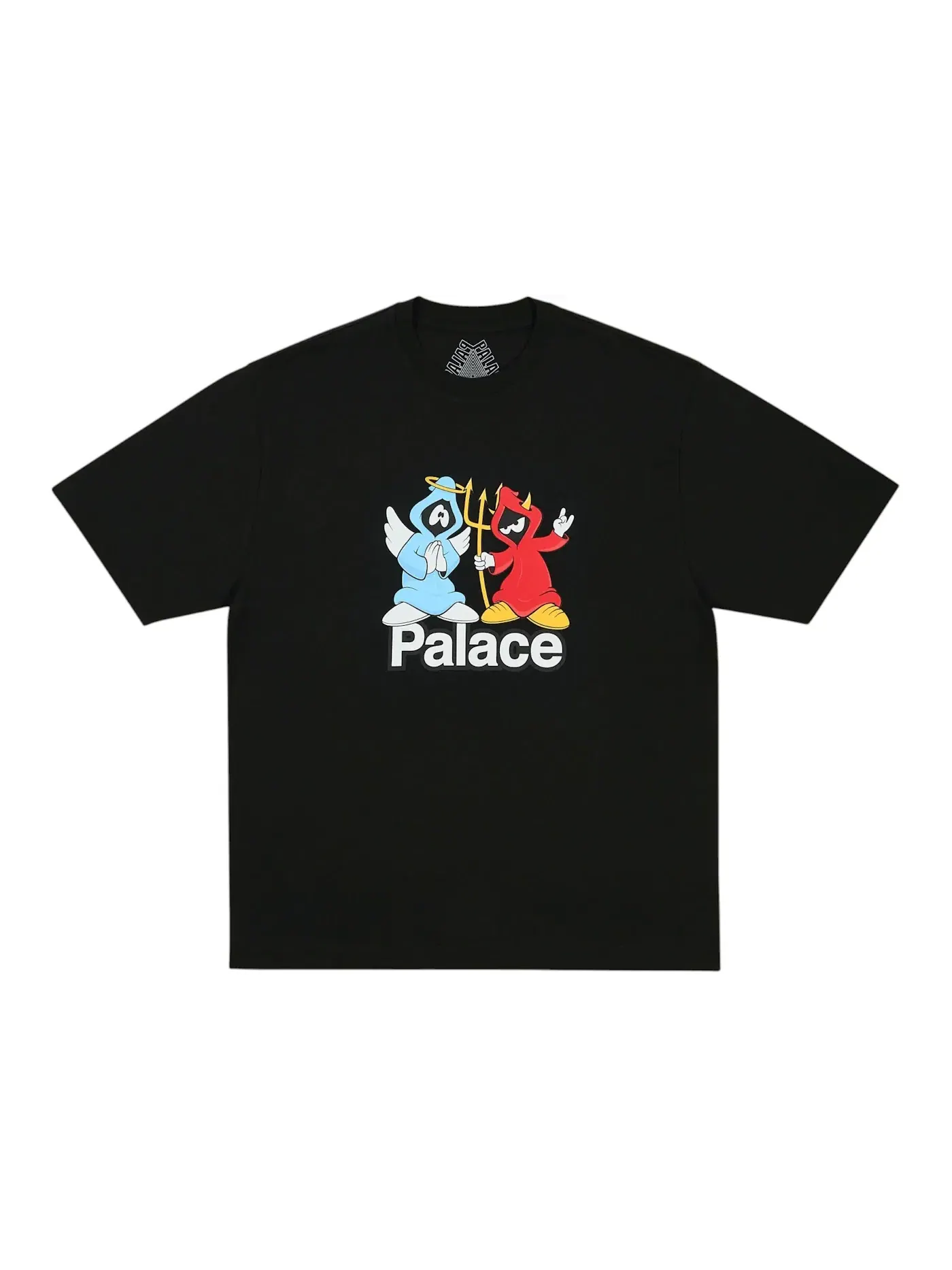 Мужская футболка с принтом Palace T-Shirt — изображение 1 из 1, черный