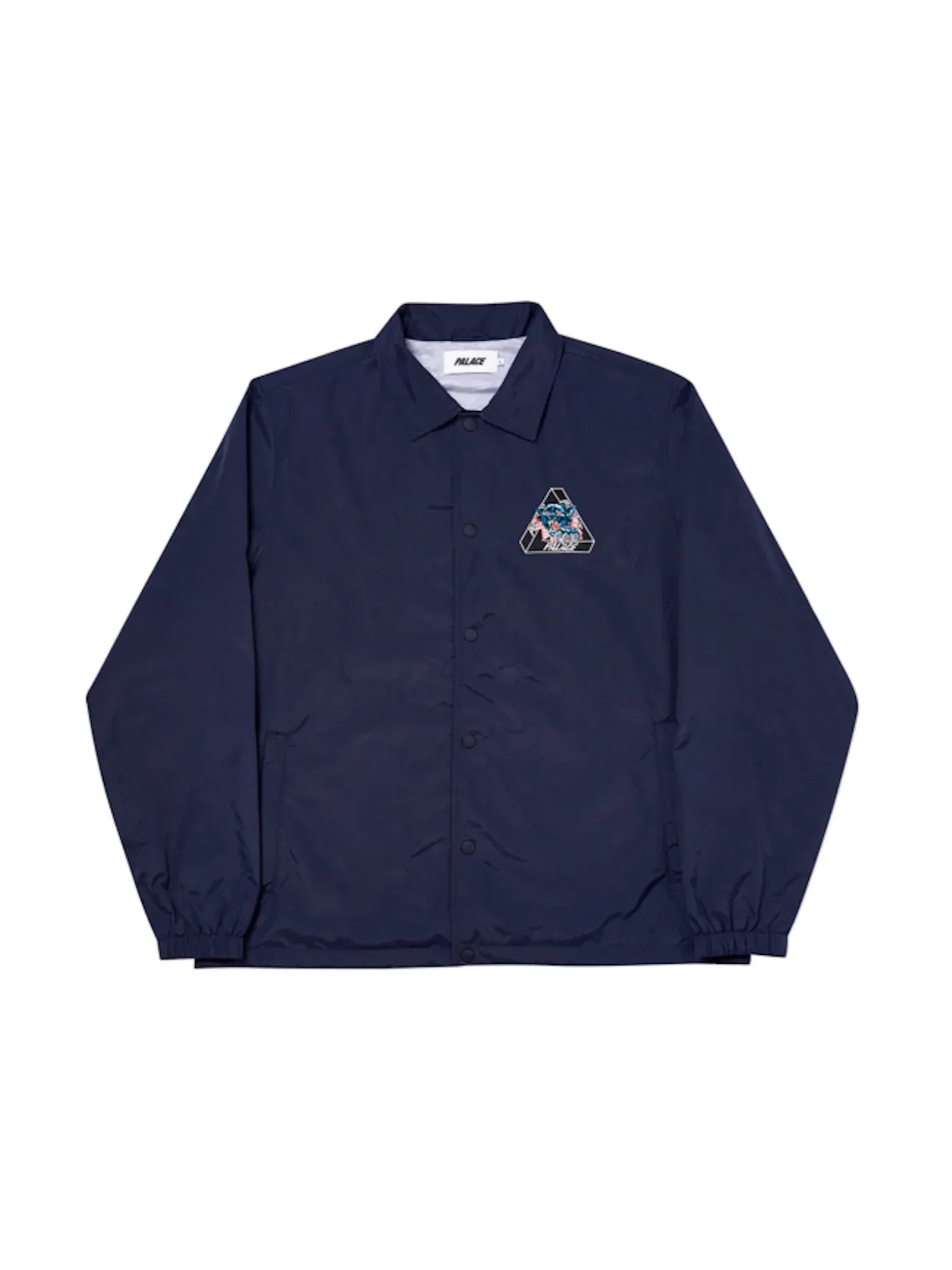 Мужская куртка с потертостями Palace Ripped Coach Jacket — изображение 1 из 2, темно-синий