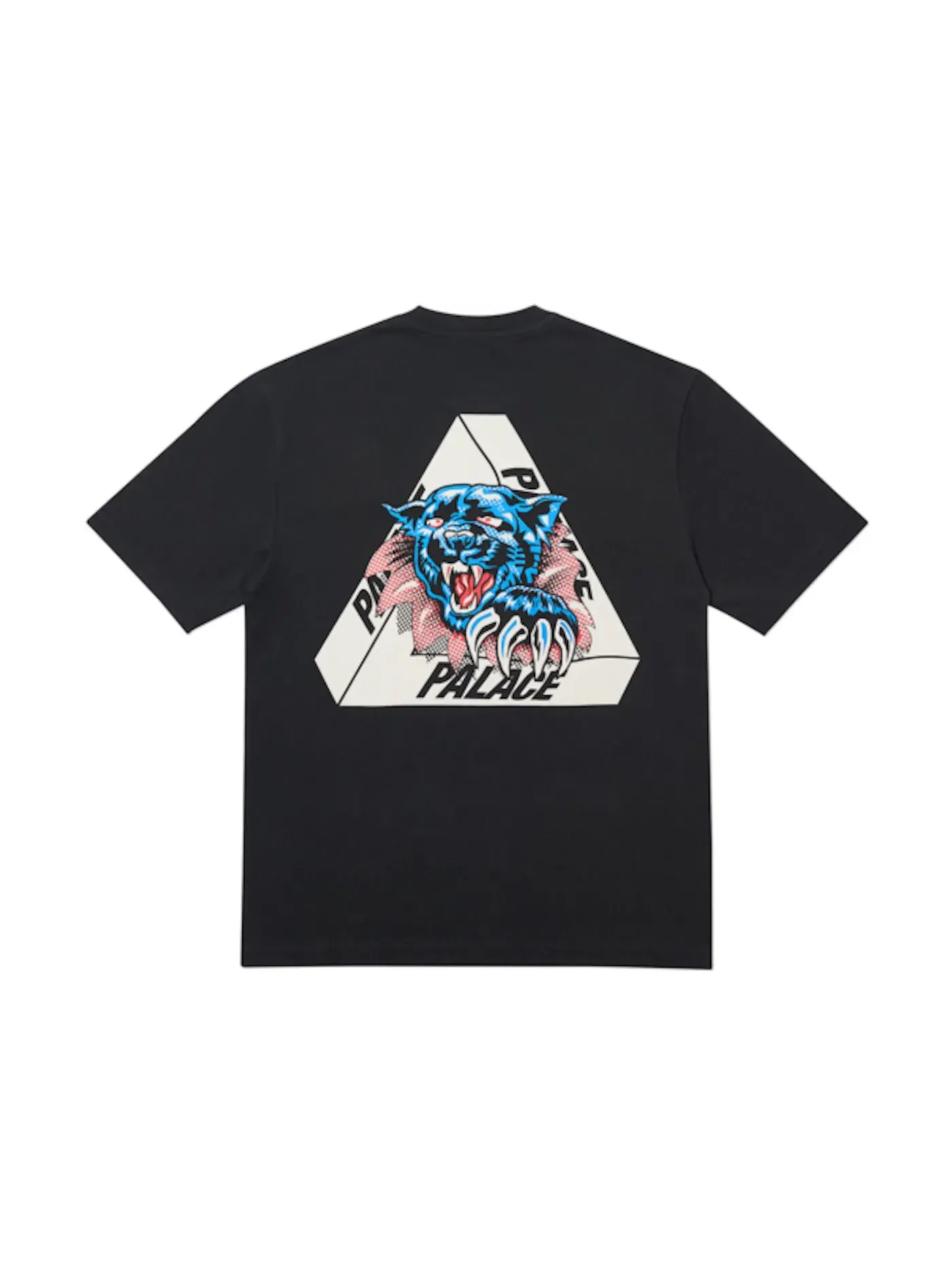 Мужская футболка с разрывами Ripped T-Shirt Palace — изображение 2 из 2, черный
