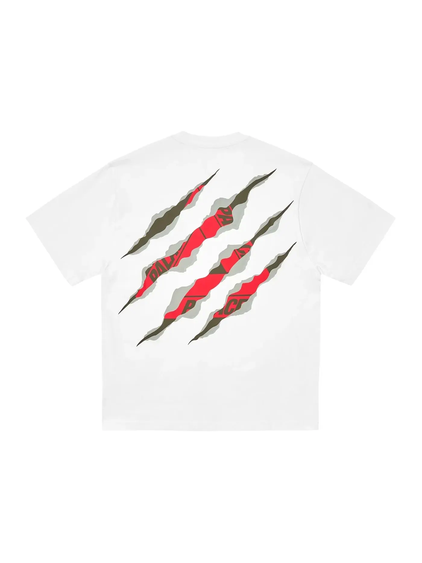 Мужская футболка с принтом Palace Ripped Tri T-Shirt — изображение 1 из 2, белый