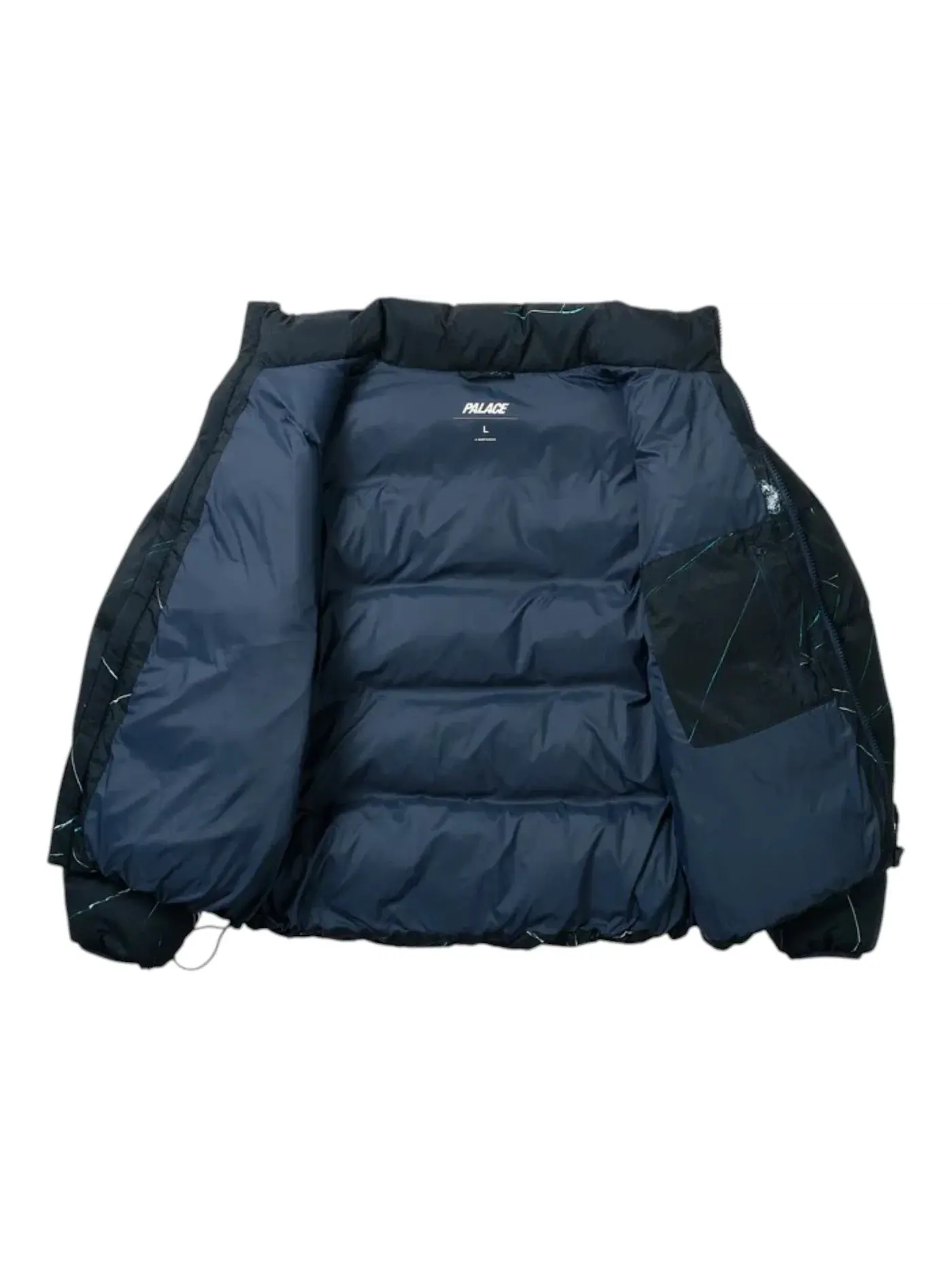 Мужская пуховая куртка Palace Ripstop Puffer Jacket, Smashed — изображение 2 из 2