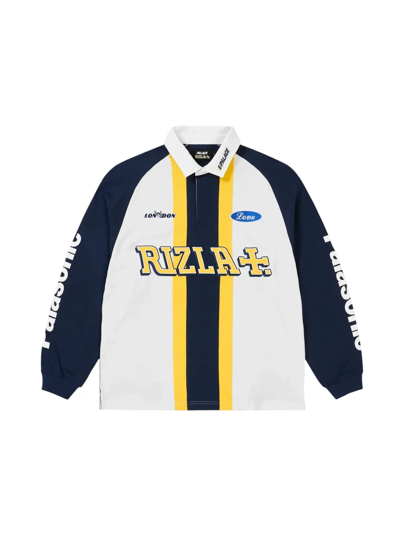 Мужская рубашка регби Palace Rugby — изображение 1 из 2, белый