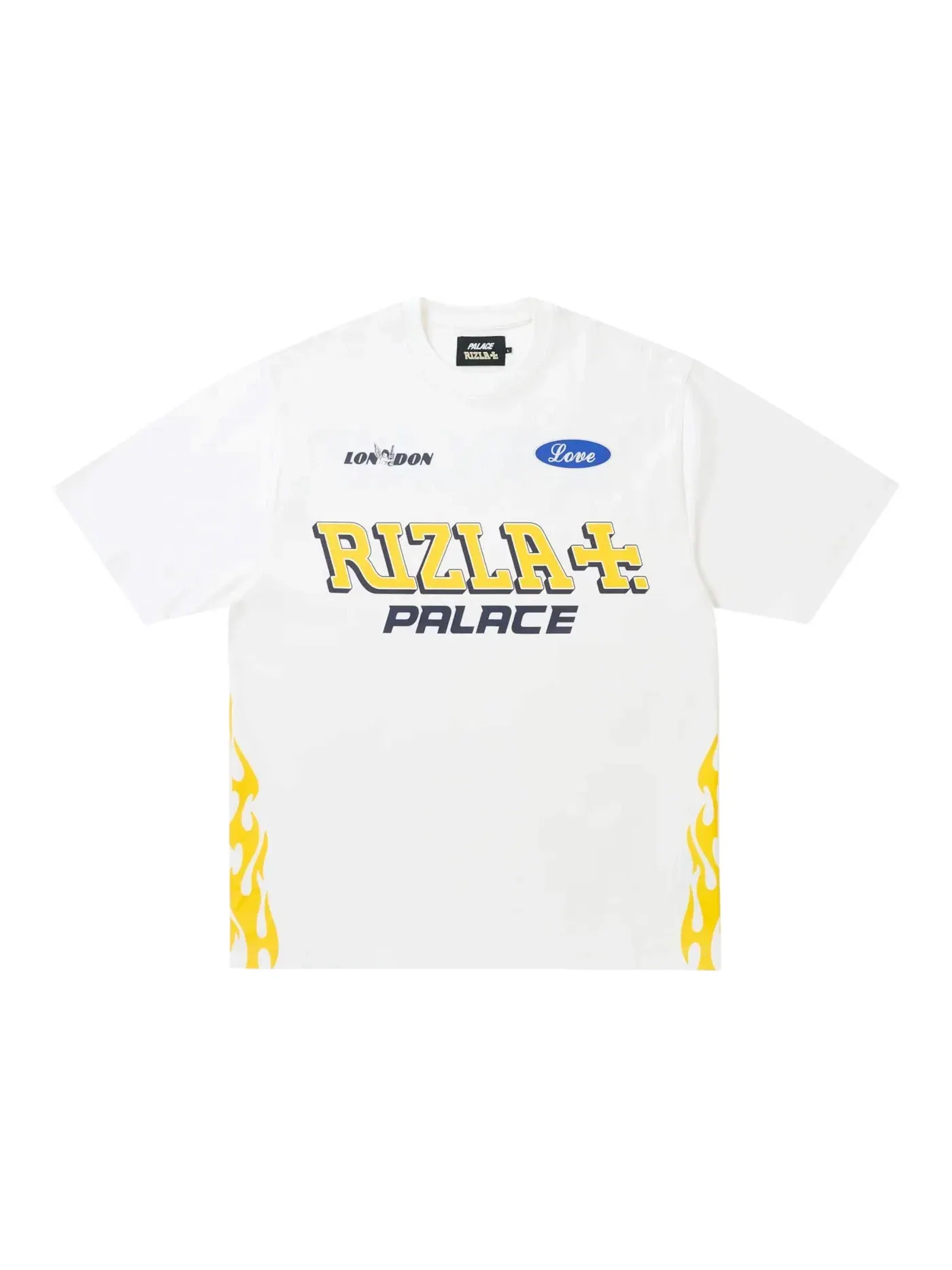 Мужская футболка с принтом Palace Rizla T-shirt White — изображение 1 из 2, белый