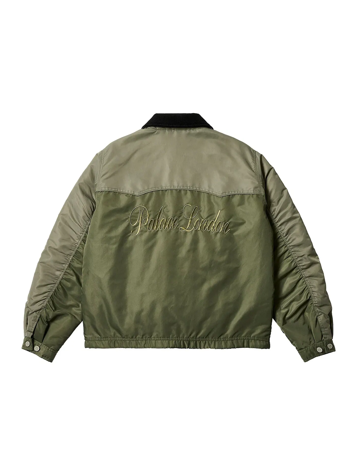 Мужская куртка из нейлона Palace Rodeo Nylon Jacket — изображение 3 из 3, глубокий зеленый