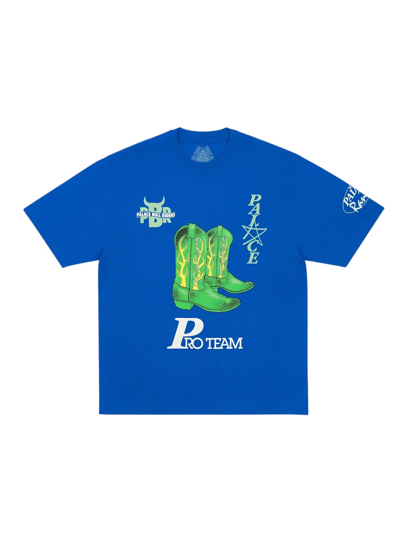 Мужская футболка с принтом Palace T-Shirt — изображение 1 из 2, синий