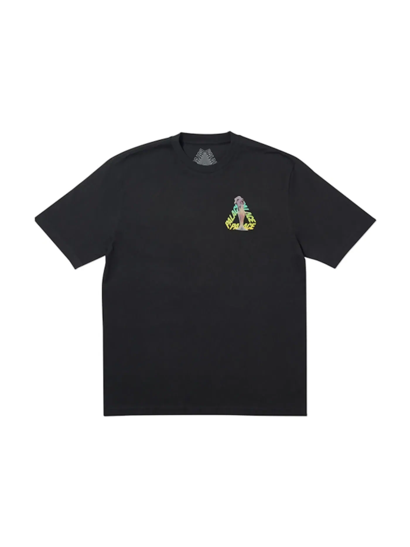 Мужская футболка с принтом Palace T-shirt Black — изображение 1 из 2